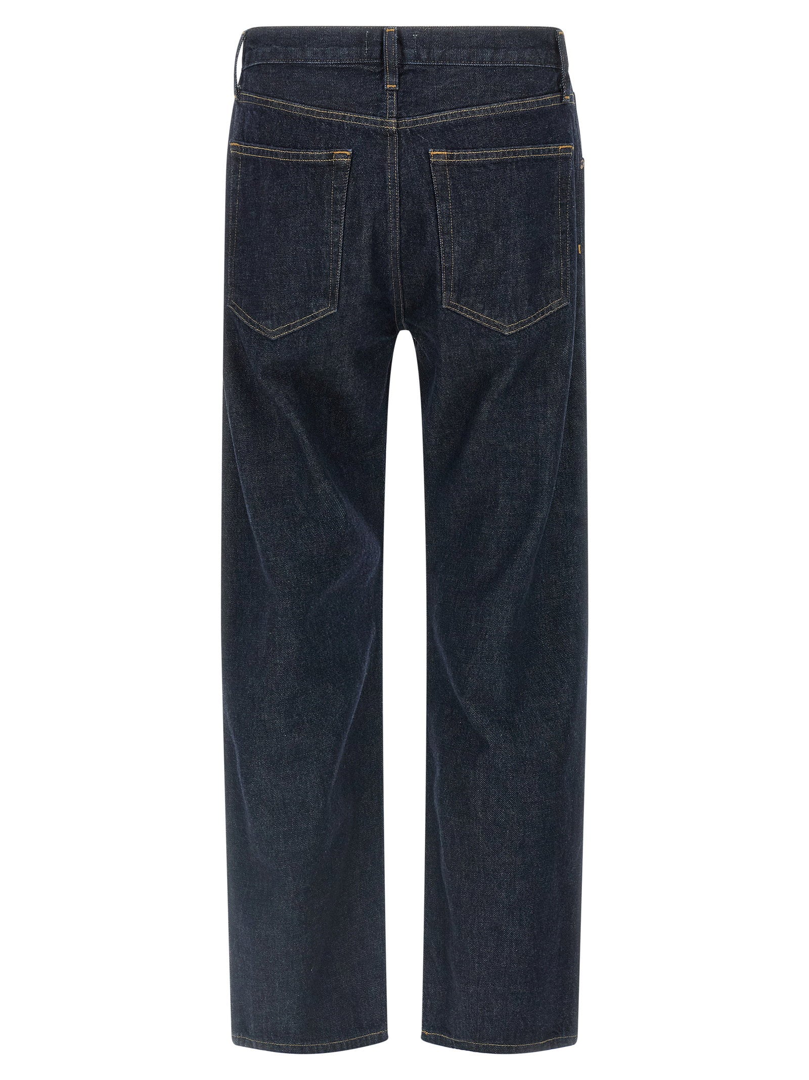 Agolde Magnus Trouser Jeans Regeneratief Katoen Donkerblauw Jeans Agolde