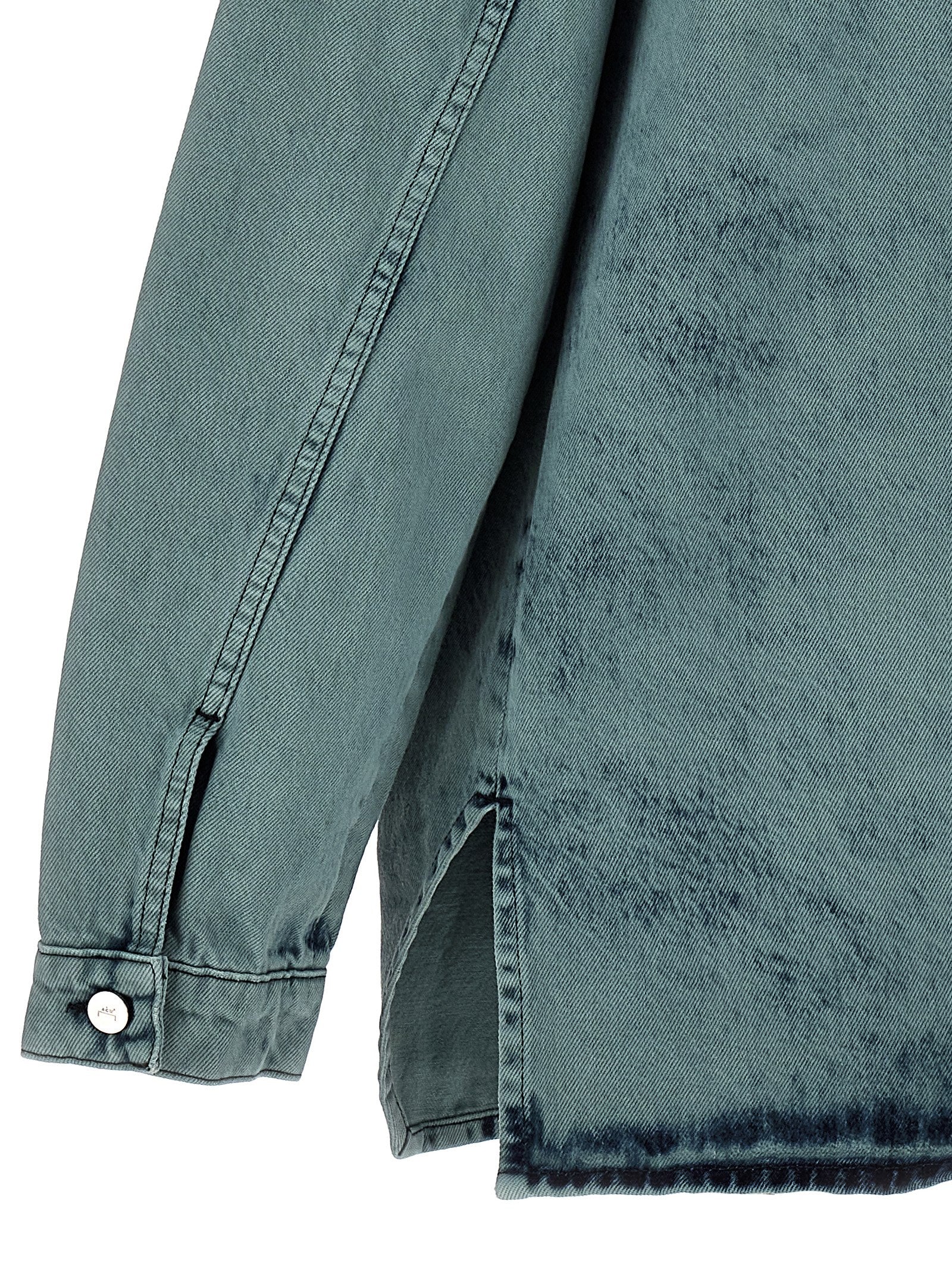 A-COLD-WALL Bleached Overdyed Shirt Faded Teal*-thumbmail-4