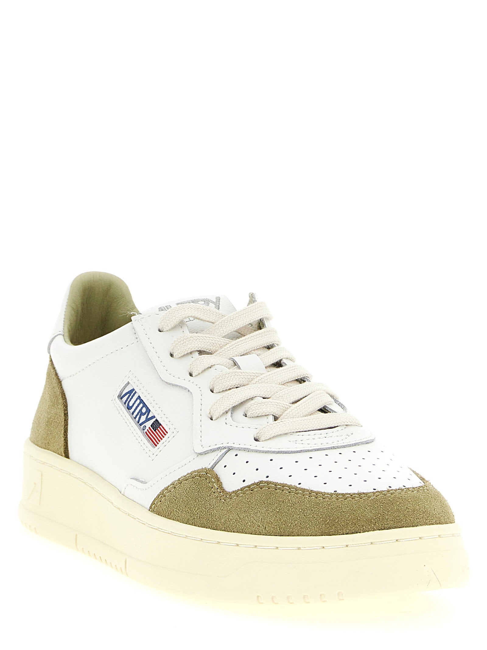 Autry Medalist Low Sneakers Wit/Grijsgroen-thumbmail-2