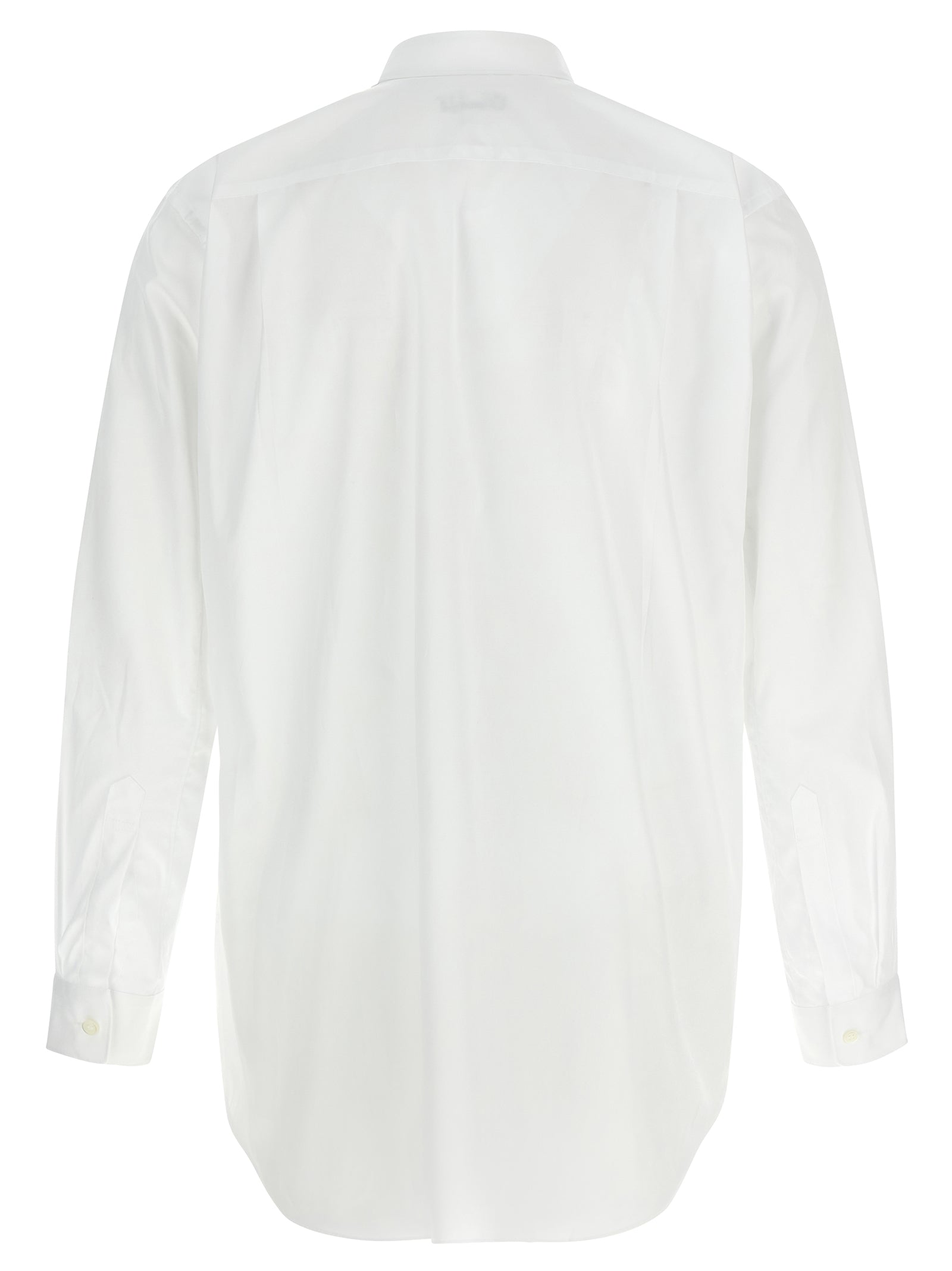 Comme des Garçons PLAY Black Heart Patch Shirt White-thumbmail-2