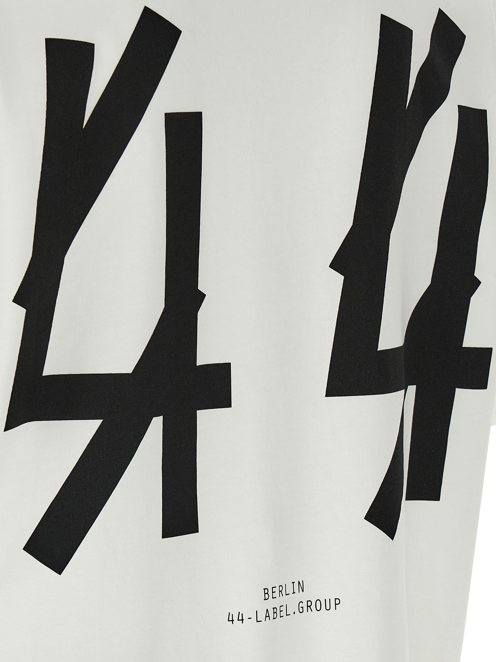 44 Label Group Logo Print T-Shirt White-4