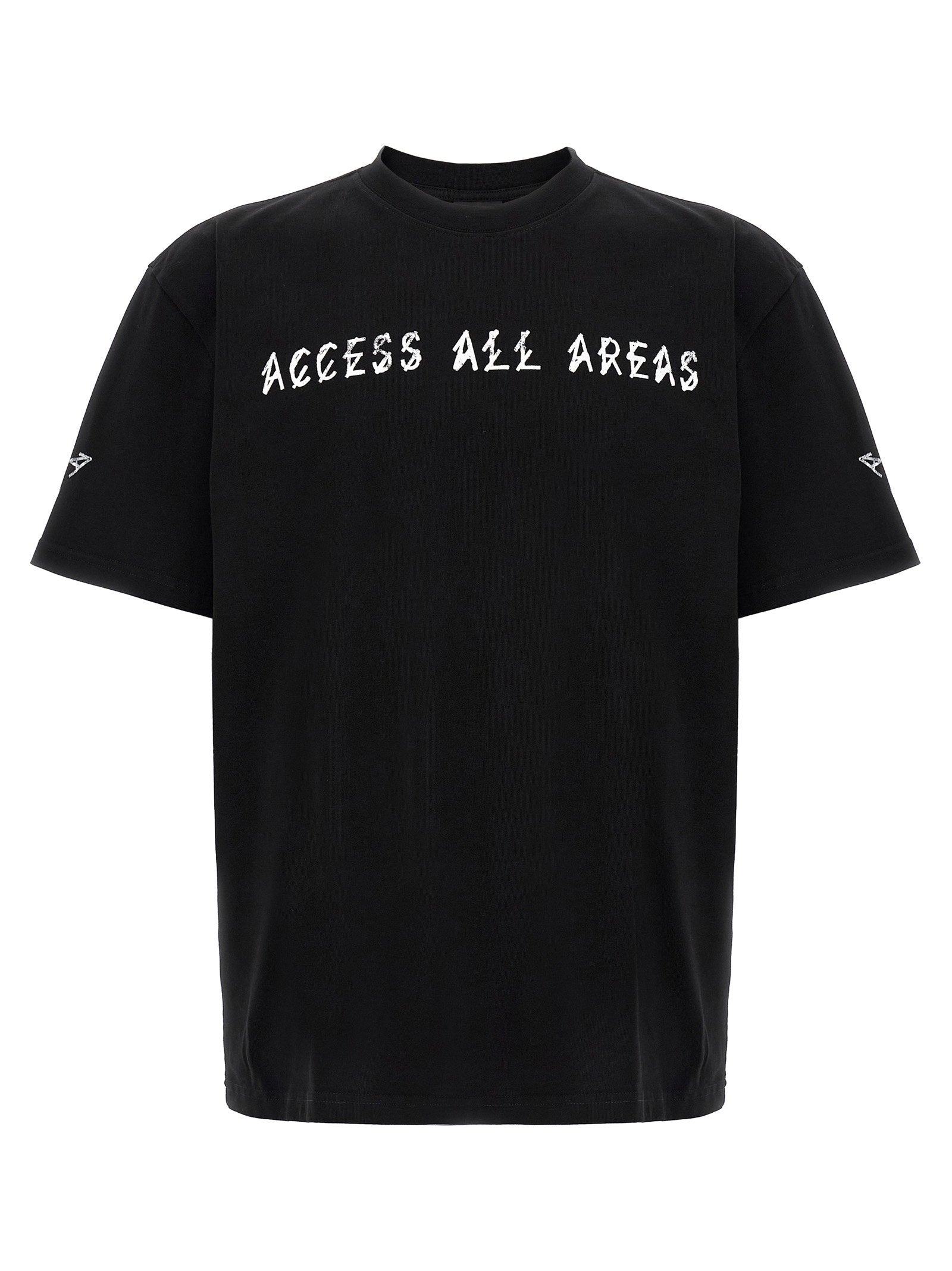 44 Label Group Gloves Print Katoenen T-shirt Wit Topwear 44 Label