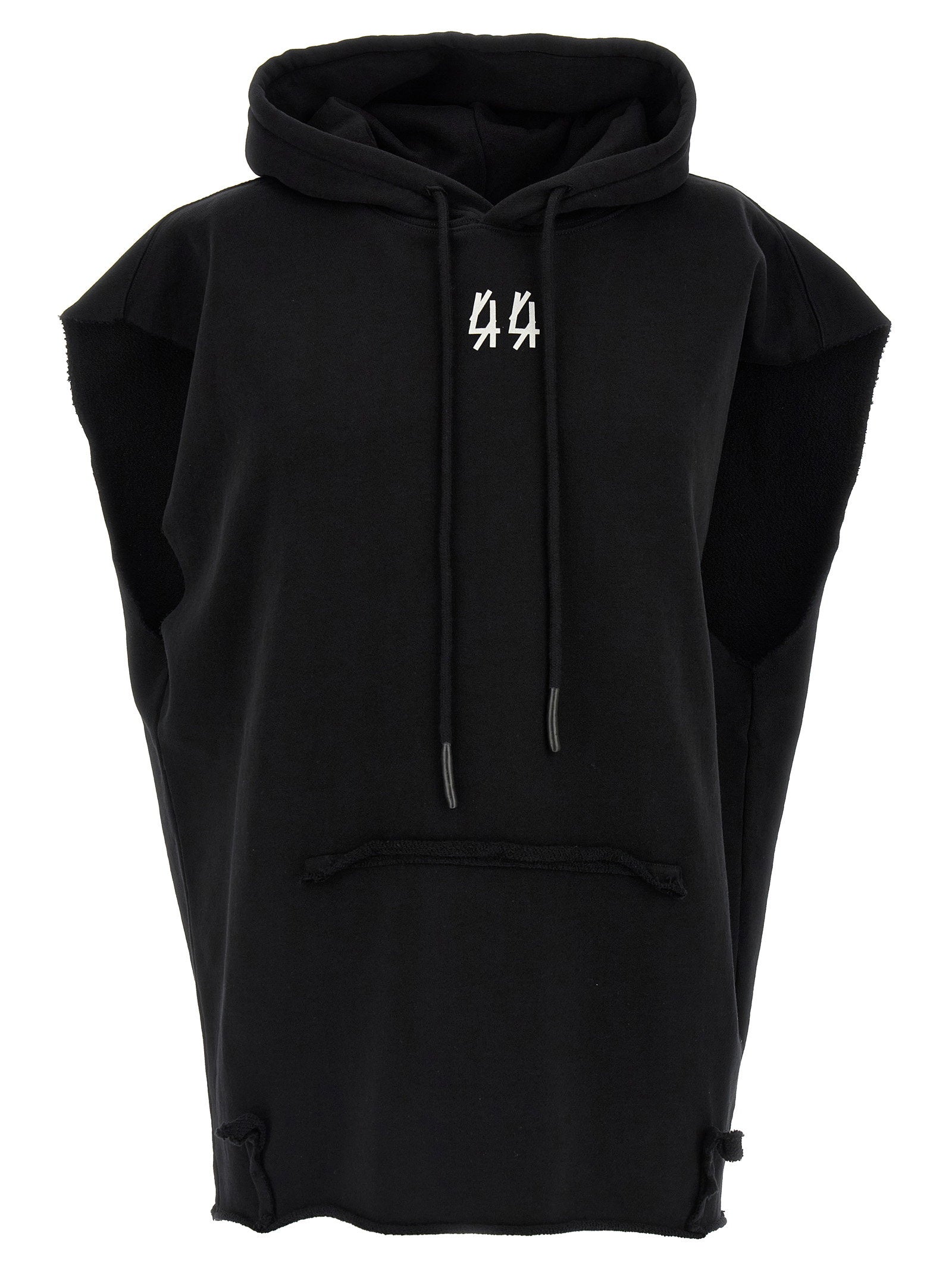 44 Label Group Centipede SL Mouwloze Hoodie Zwart