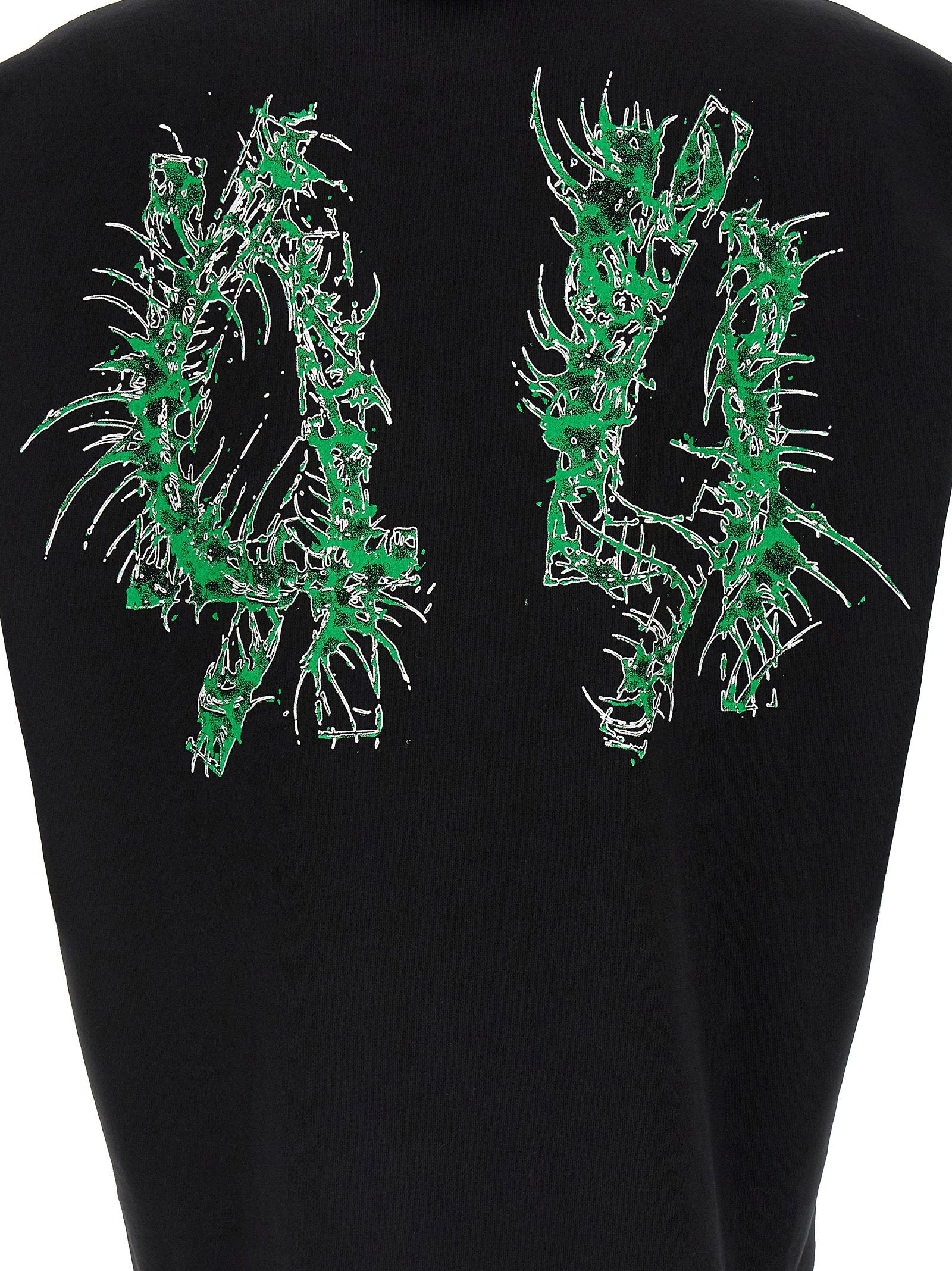 44 Label Group Centipede hoodie detail van grafische print