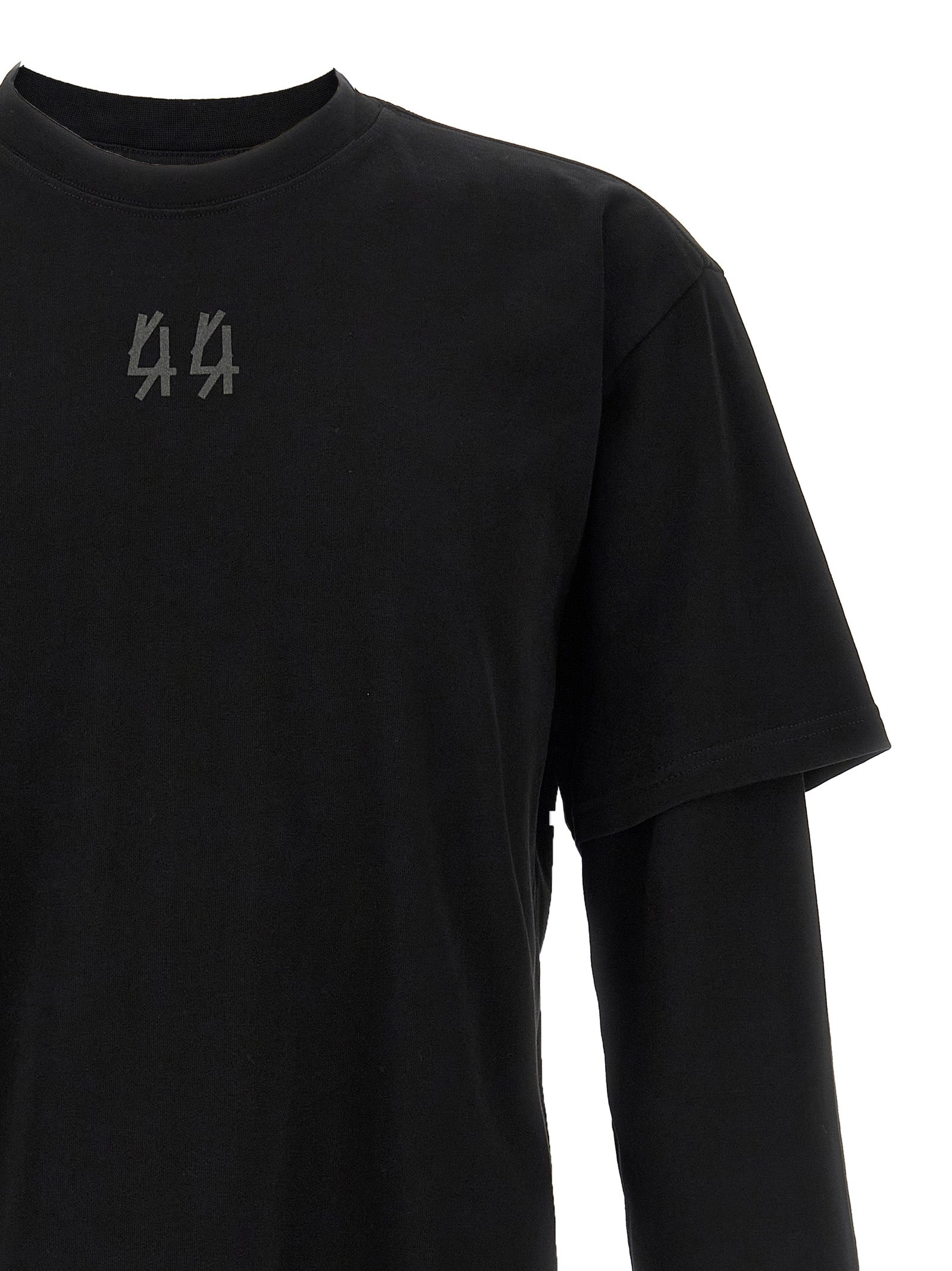44 Label Group Double Sleeve T-Shirt Black-thumbmail-3