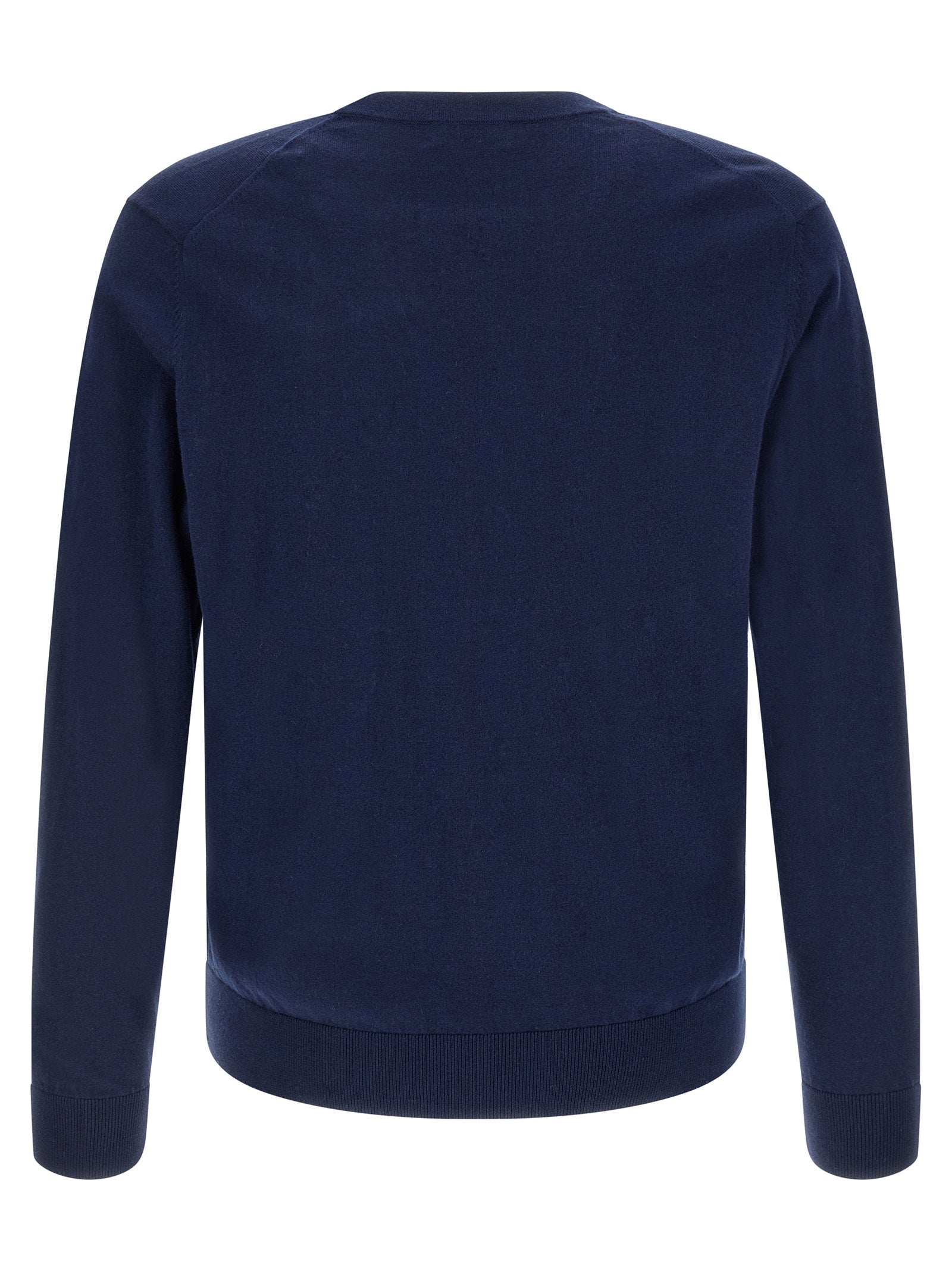 Ballantyne navy cardigan effen achterzijde