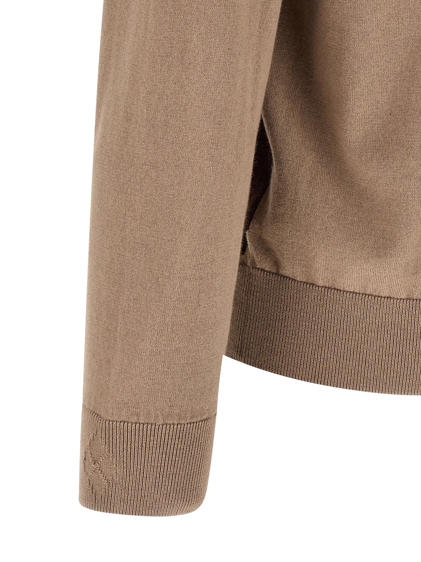 Ballantyne cardigan met argyle patroon, achteraanzicht