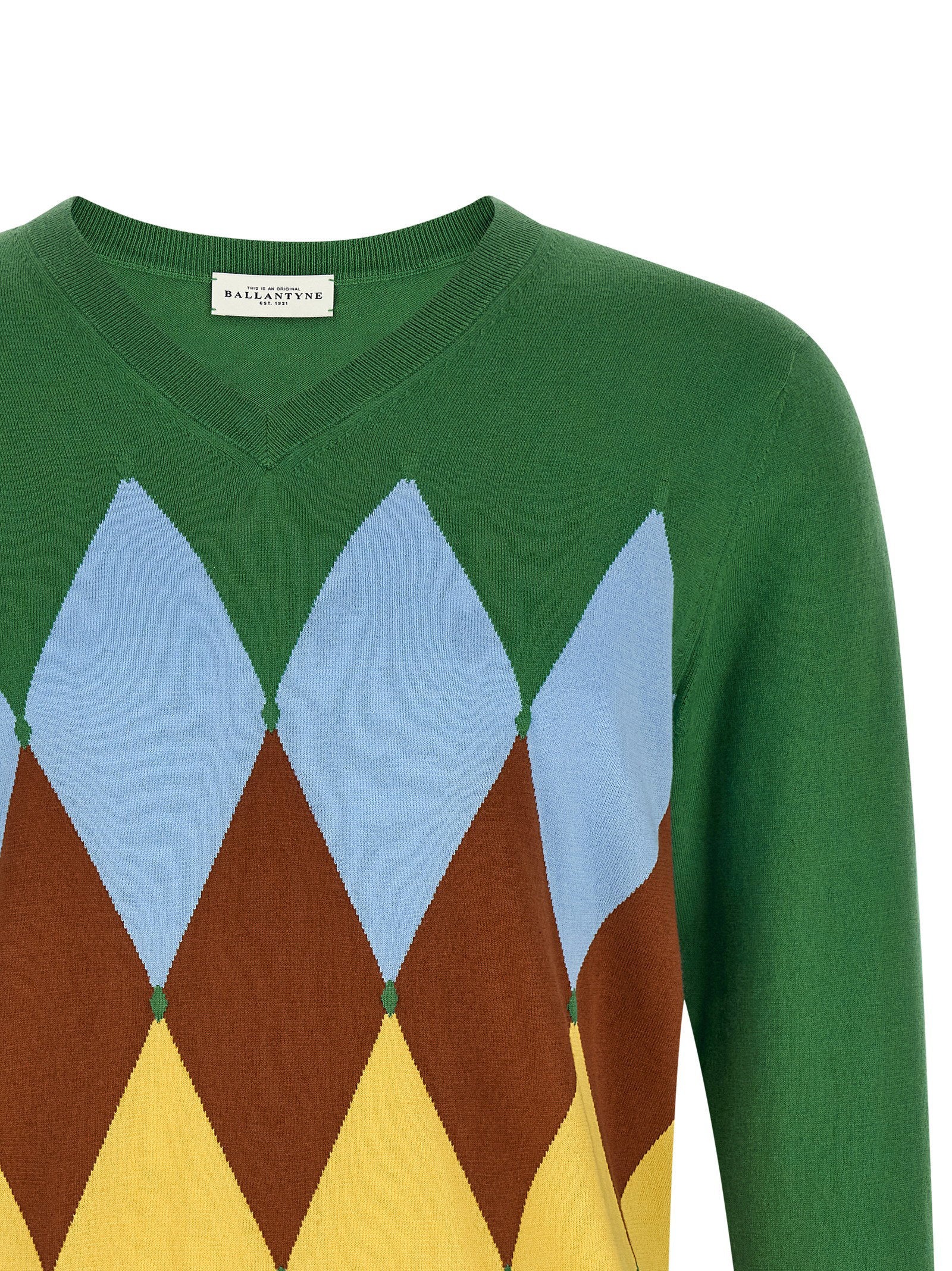 Ballantyne Argyle Sweater, zijaanzicht