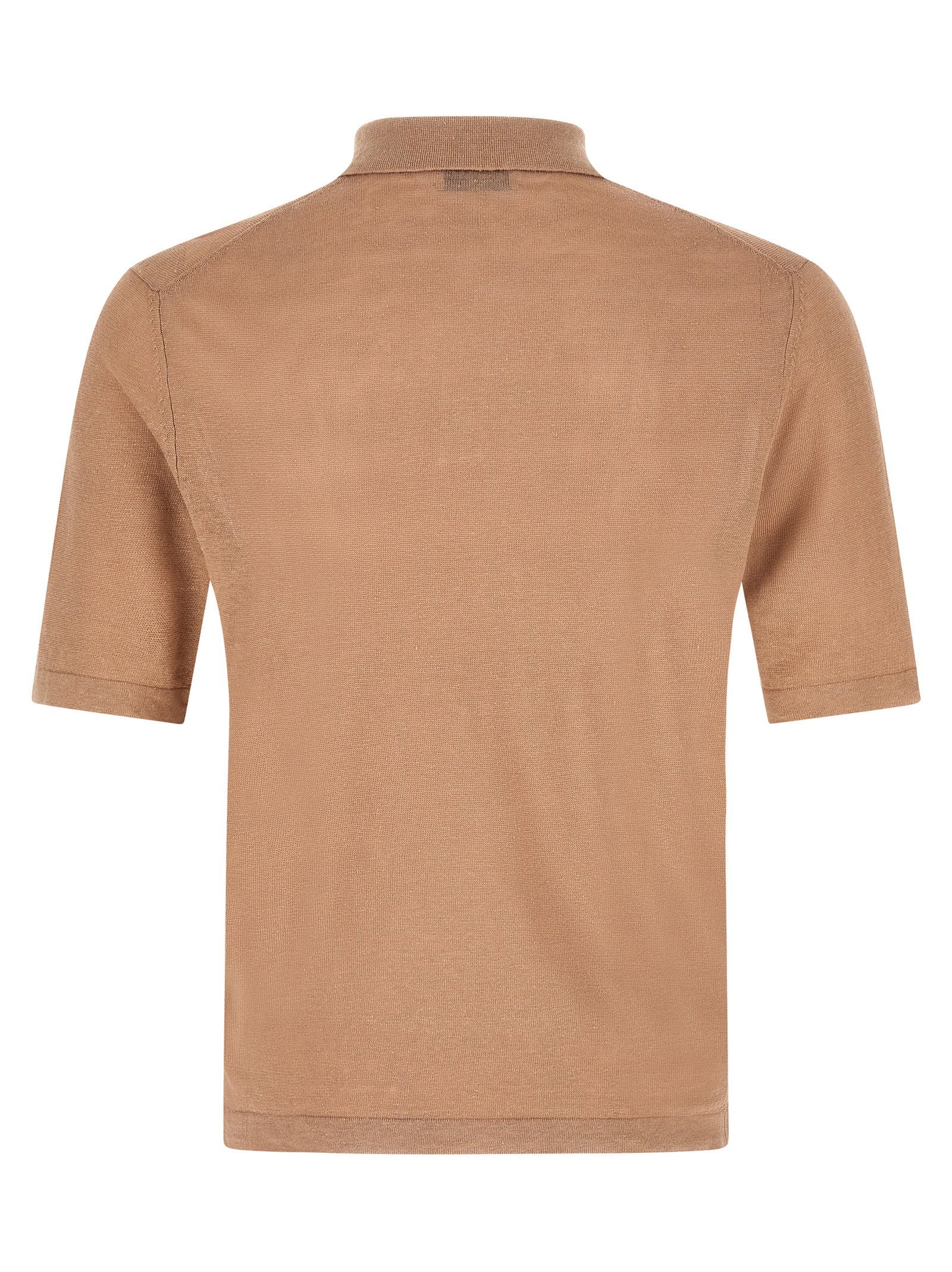 Ballantyne Argyle Linnen Katoenen Polo Beige Shirts Ballantyne