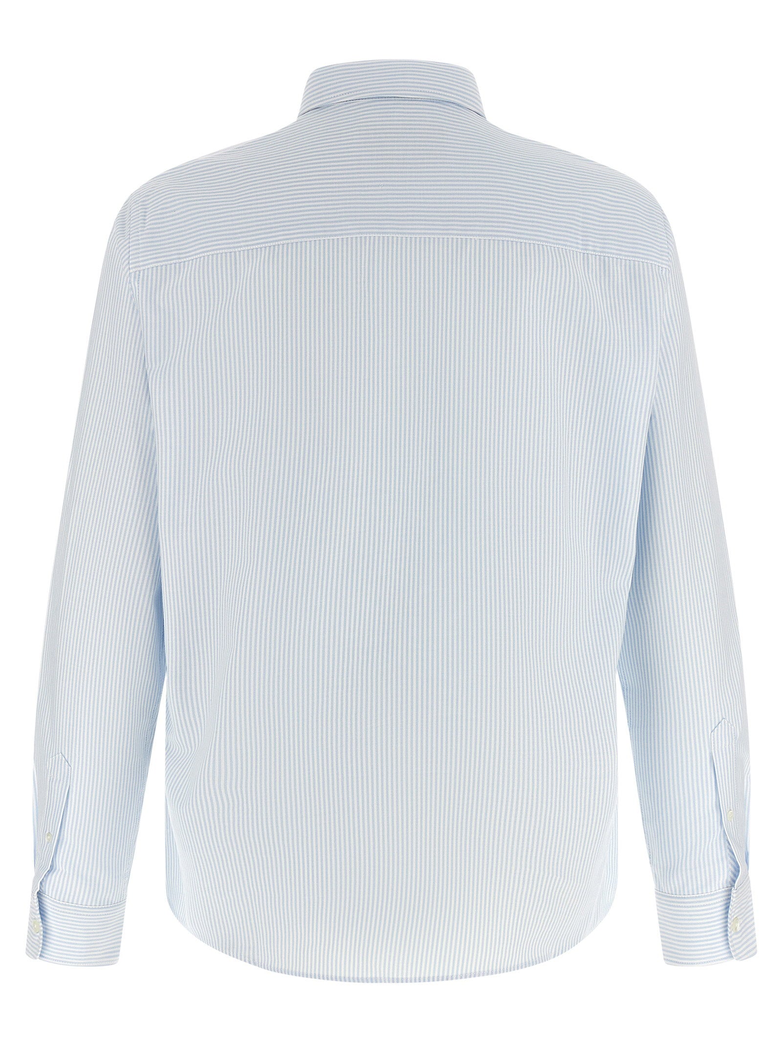 AMI Paris Ami de Coeur Oxford Overhemd Lichtblauw Gestreept-thumbmail-2
