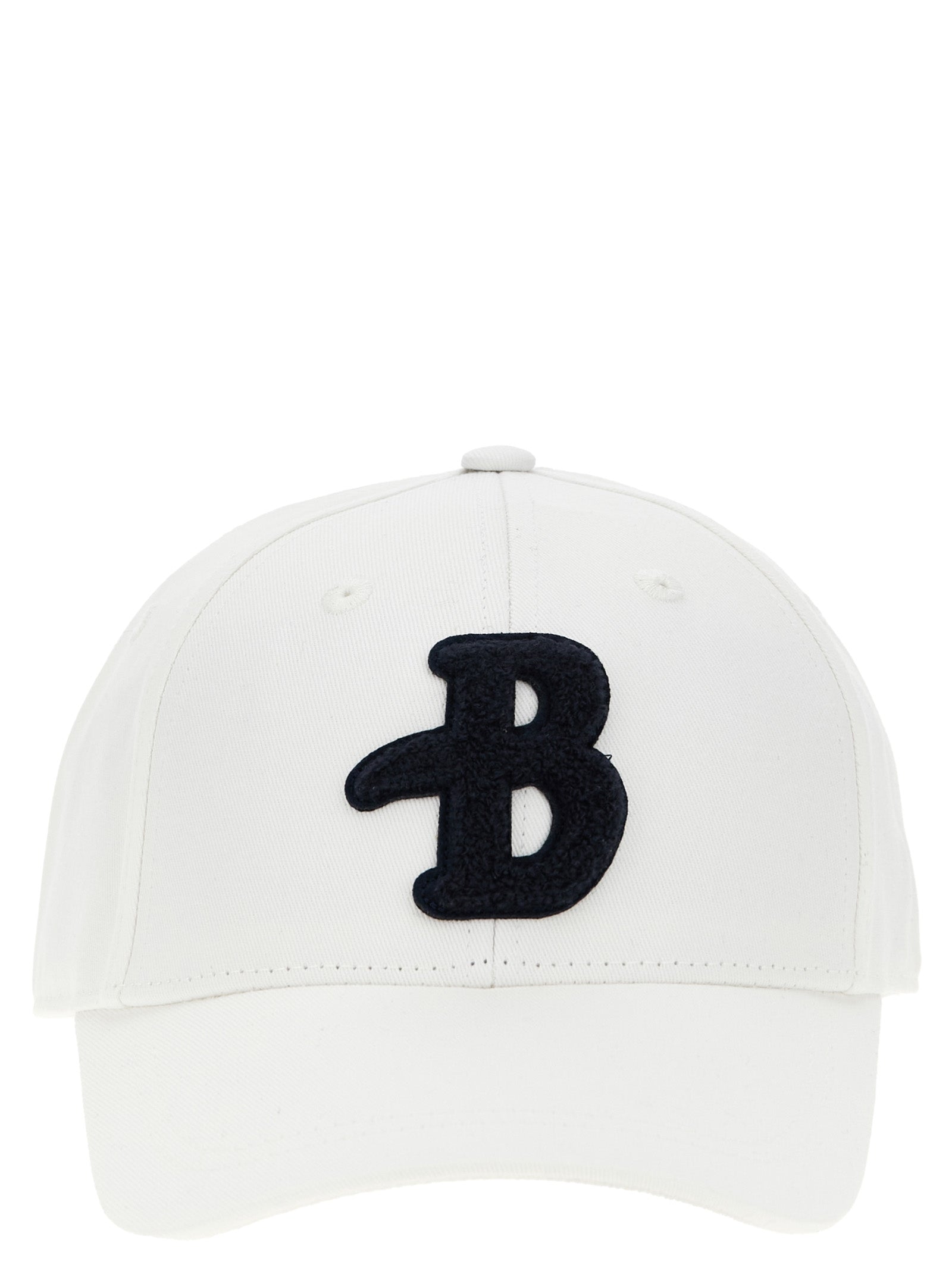 Ballantyne Contrasting White Embossed Logo Cap