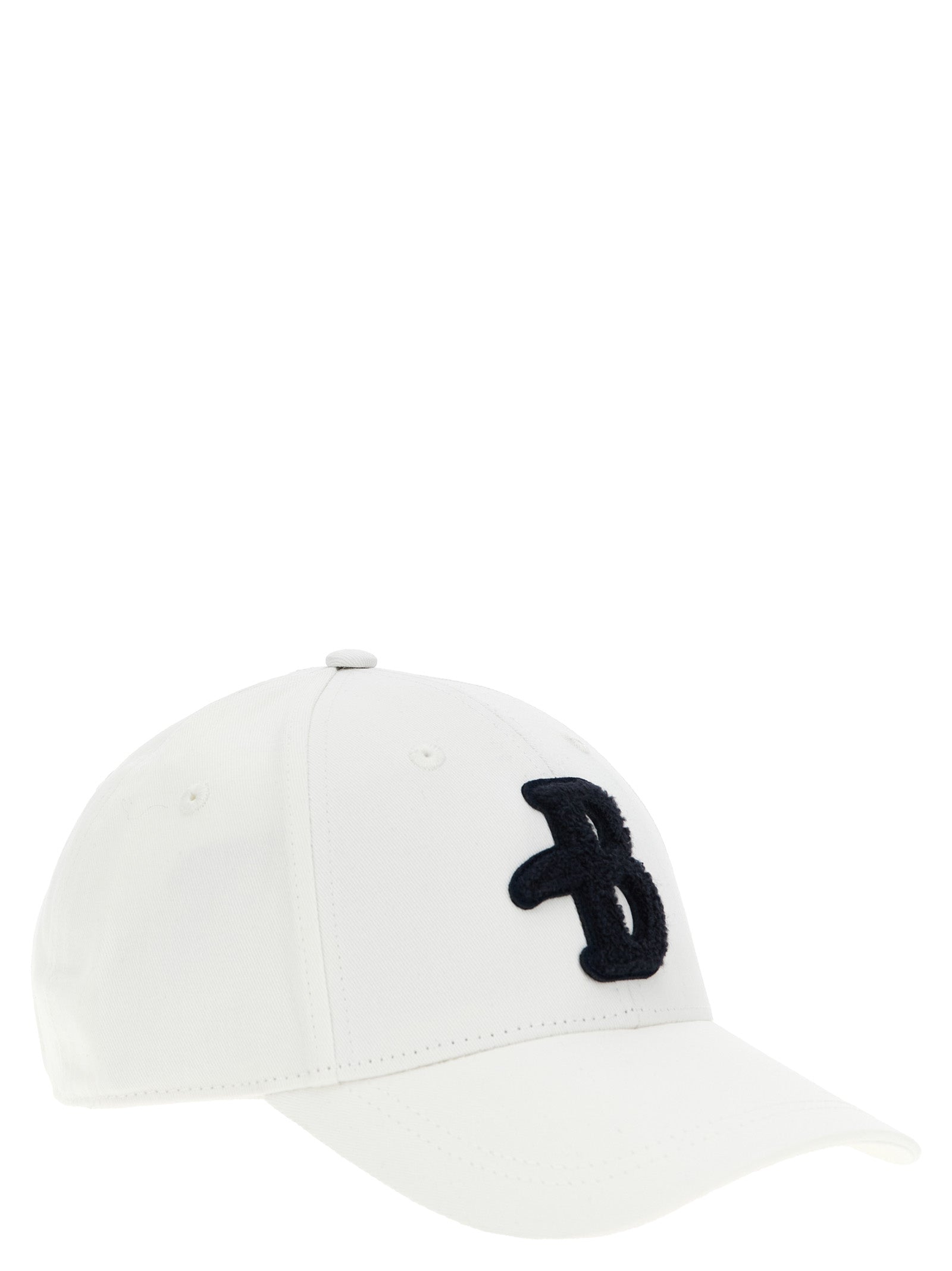 Ballantyne Contrasting White Embossed Logo Cap