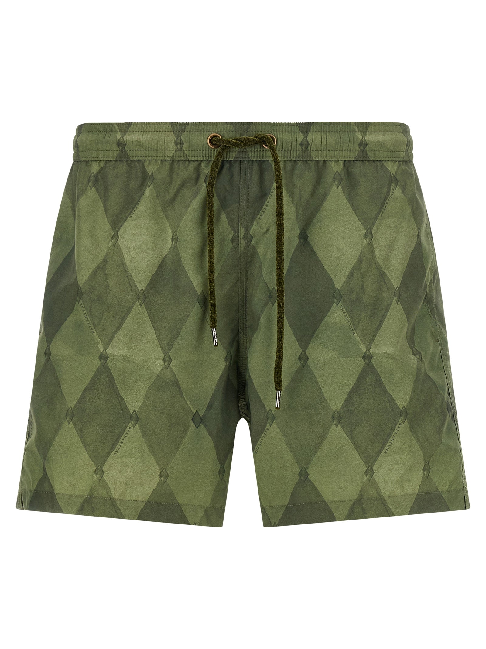 Ballantyne Diamond Print Technical Swim Shorts