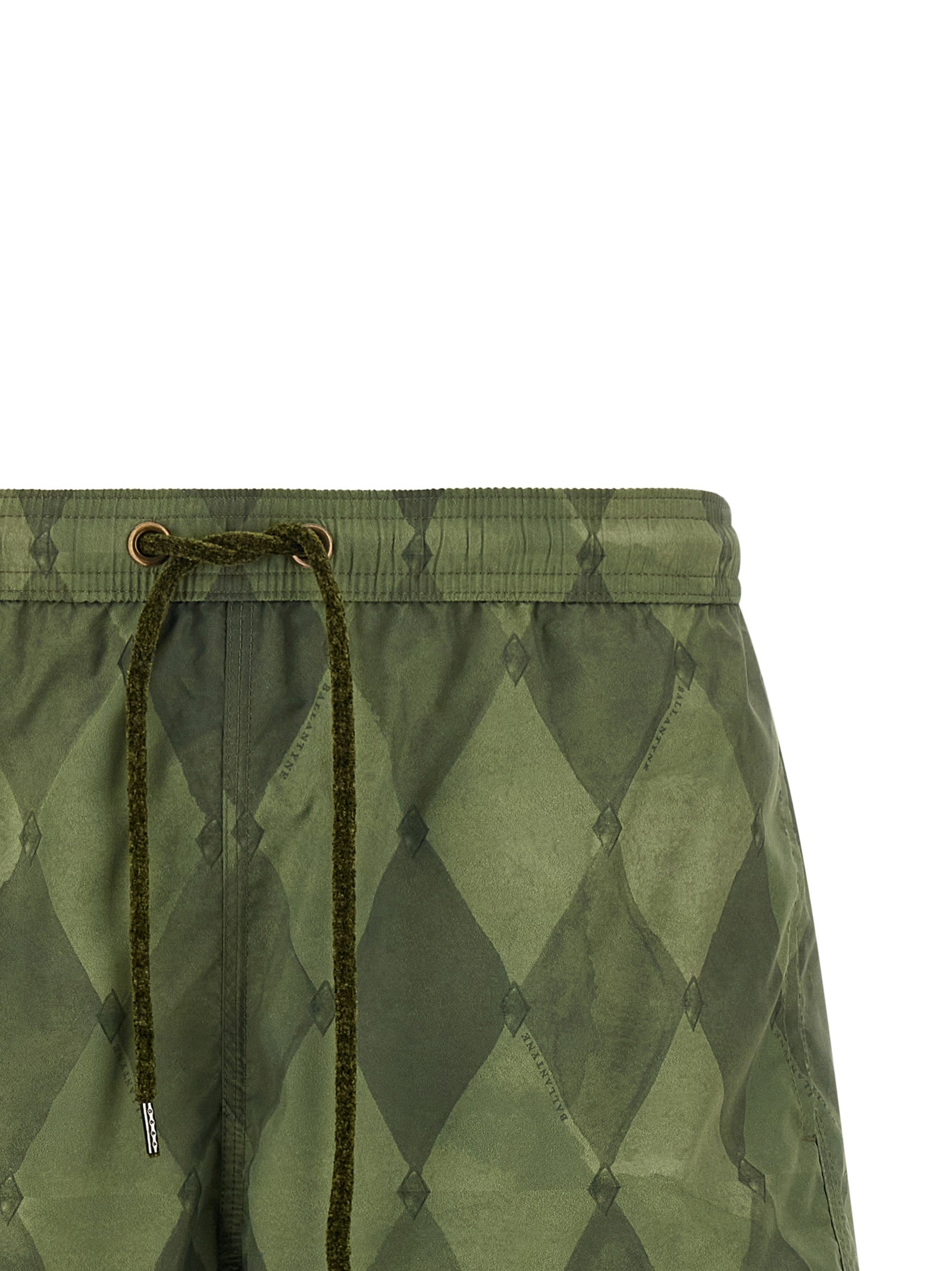 Ballantyne Diamond Print Technical Swim Shorts-3