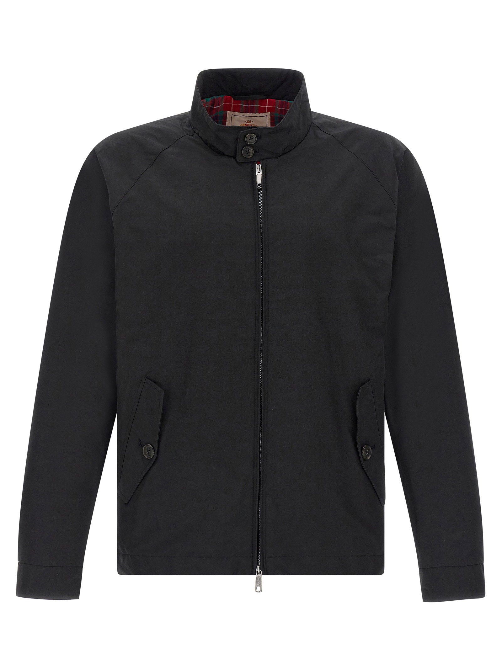 Baracuta G4 jack zwart, vooraanzicht