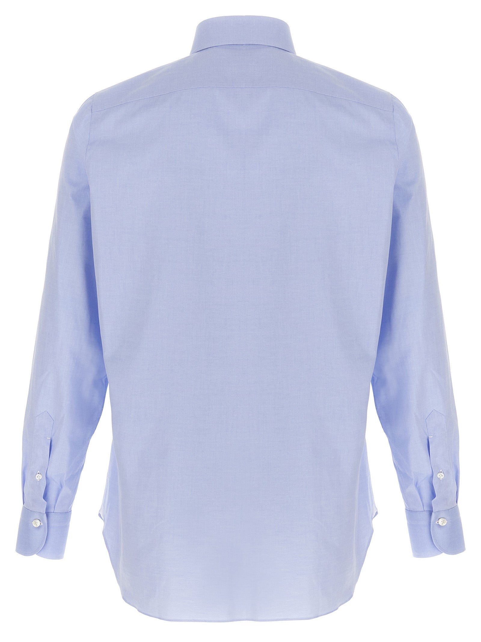 Finamore 1925 Napoli Cotton Shirt Blue-thumbmail-2