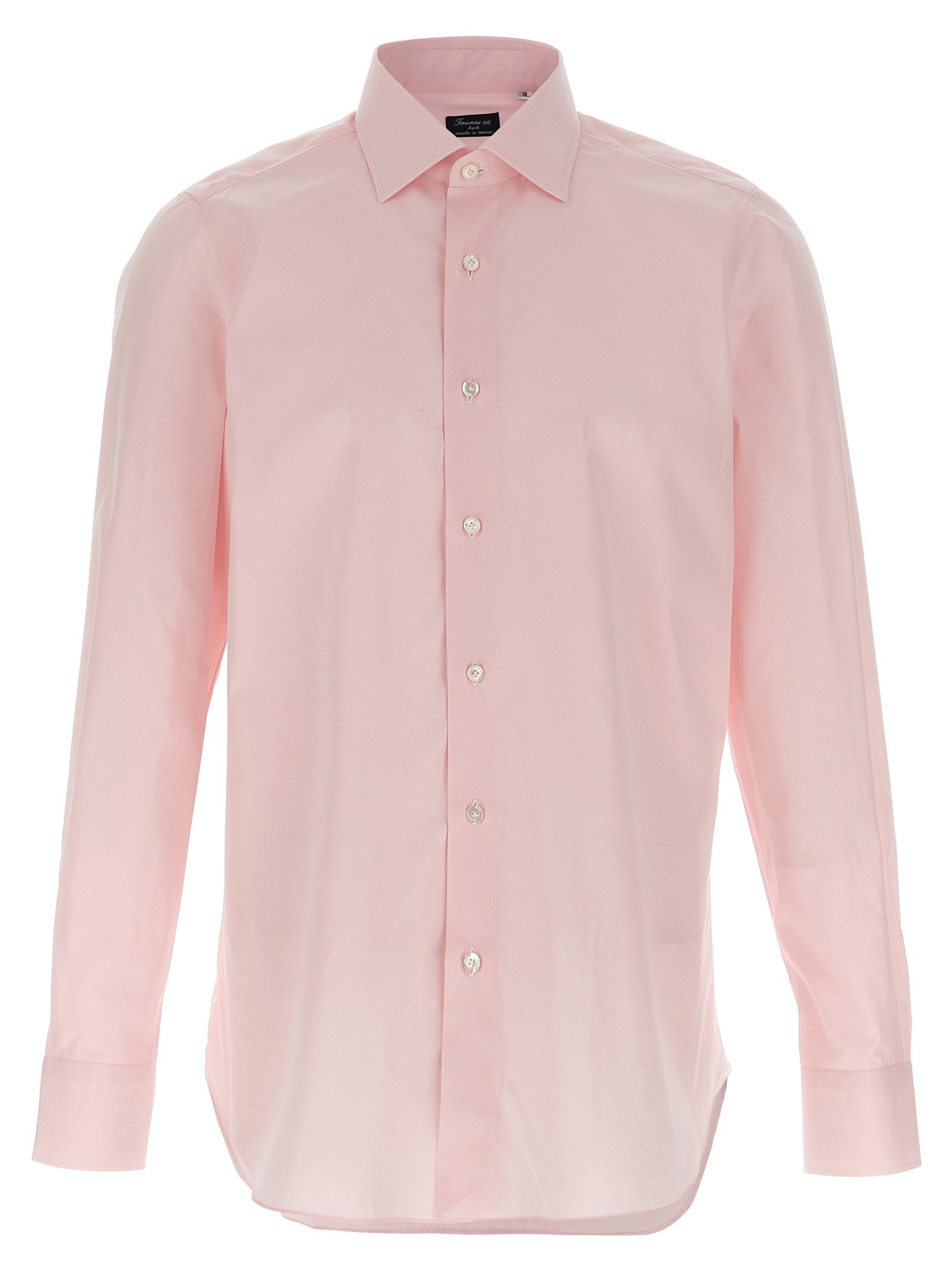 Finamore Napoli Overhemd Roze Shirts Finamore