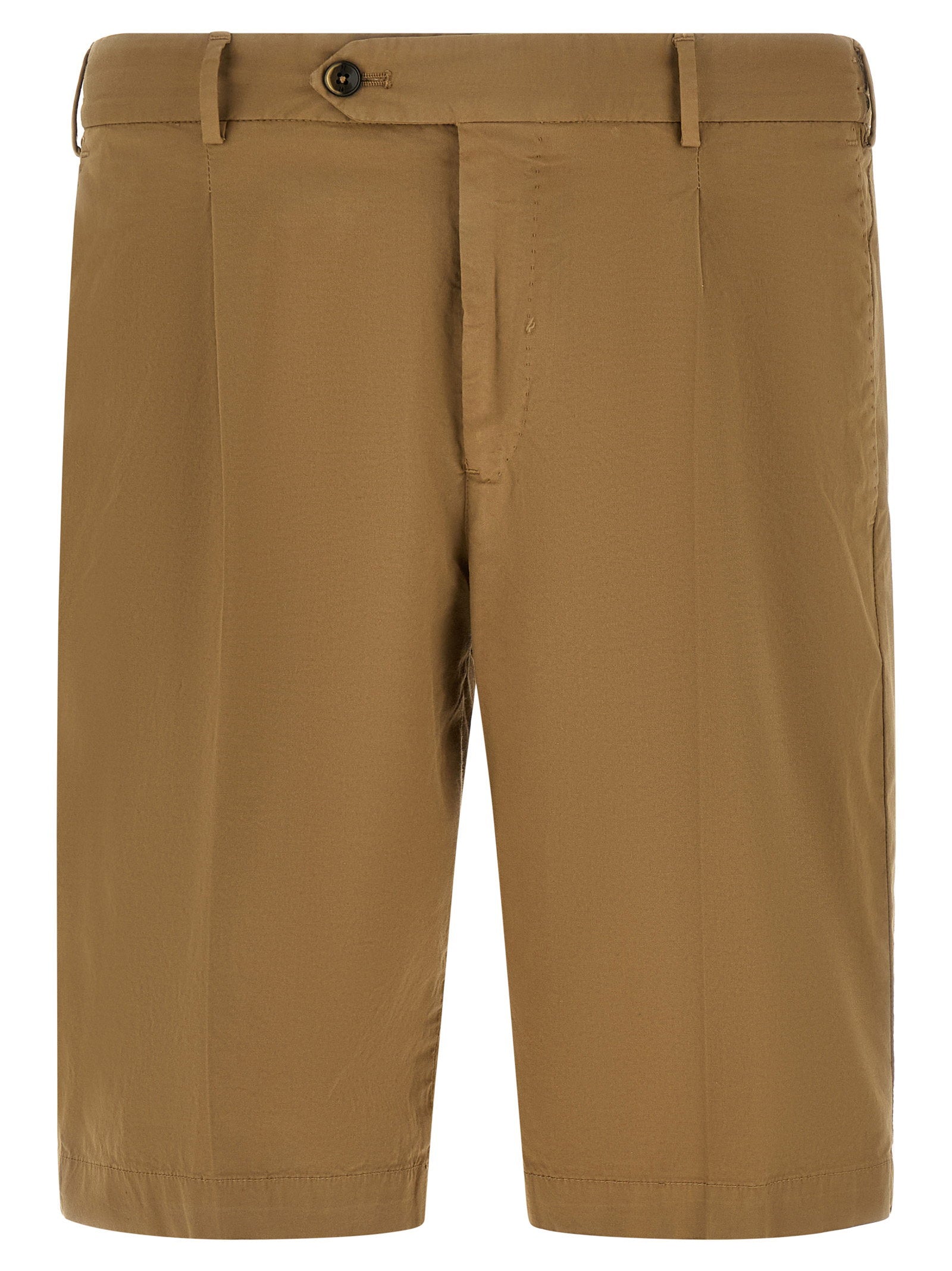 PT Torino Stretch Cotton Bermuda Short Camel