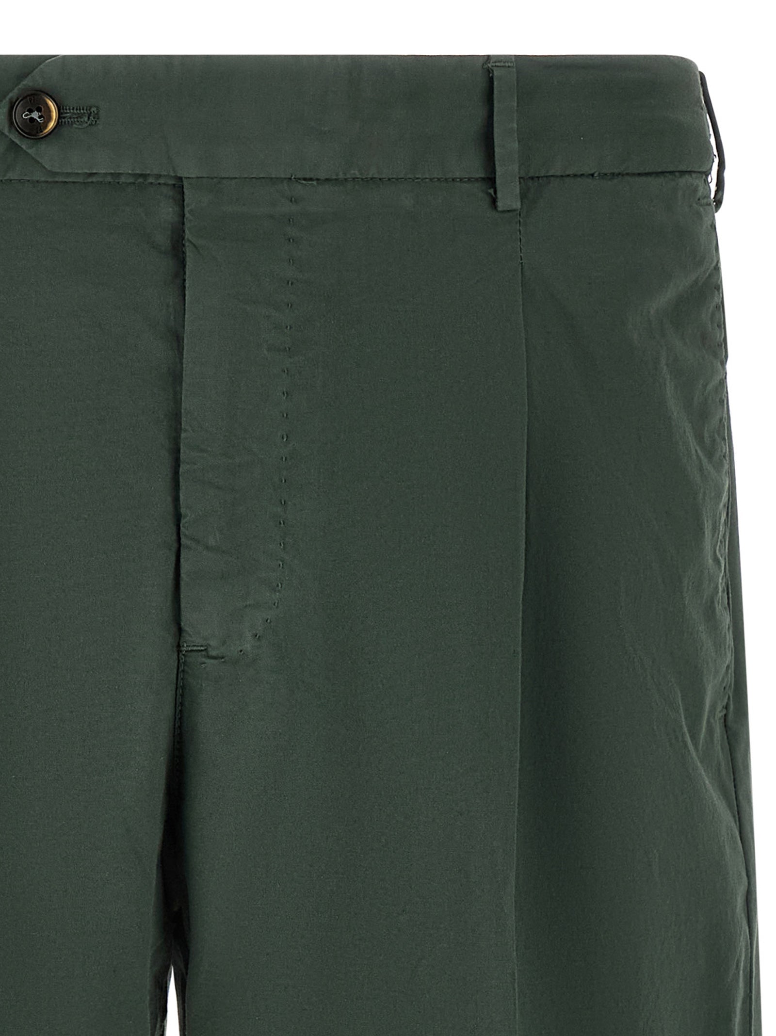 PT Torino Cotton Bermuda Shorts Green-3