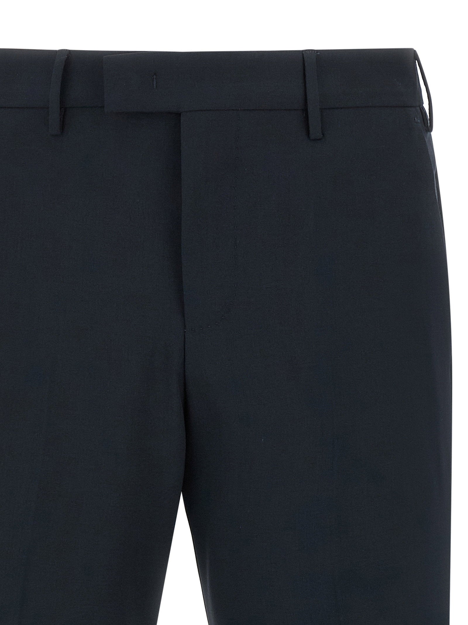 PT Torino Master Four-Season Wollen Pantalon Marineblauw-thumbmail-3