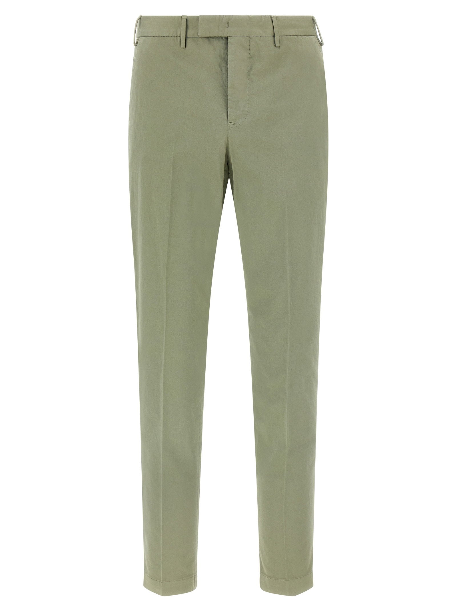PT Torino Master Stretch Gabardine Pantalon Olijfgroen Trousers Pt Torino