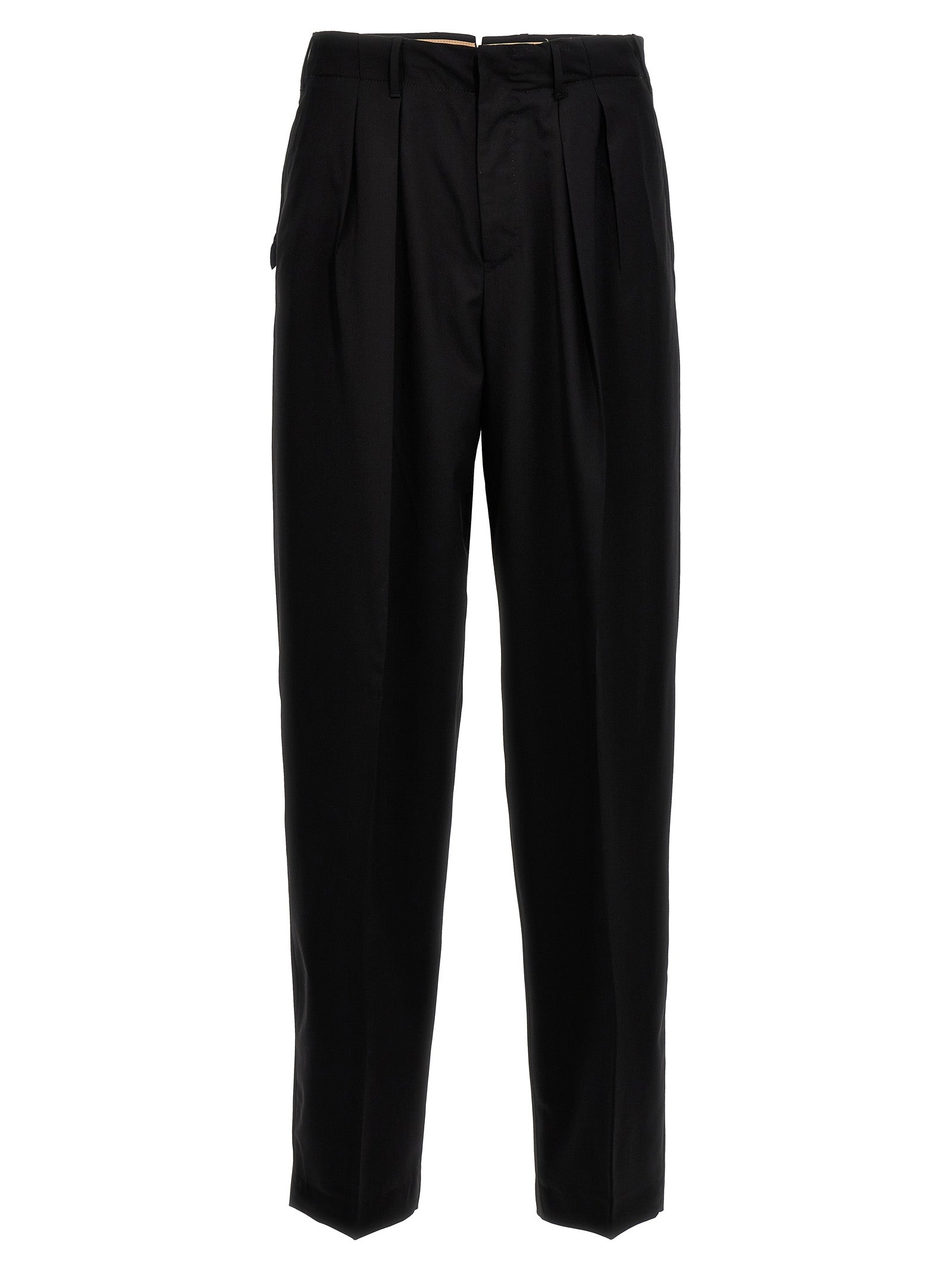 PT Torino Dodici Wool Trousers Black