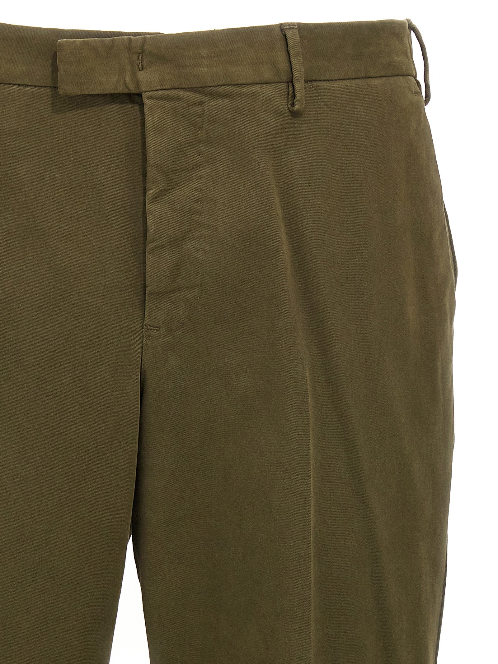 PT Torino Master Modal Chino Olijfgroen Trousers Pt Torino