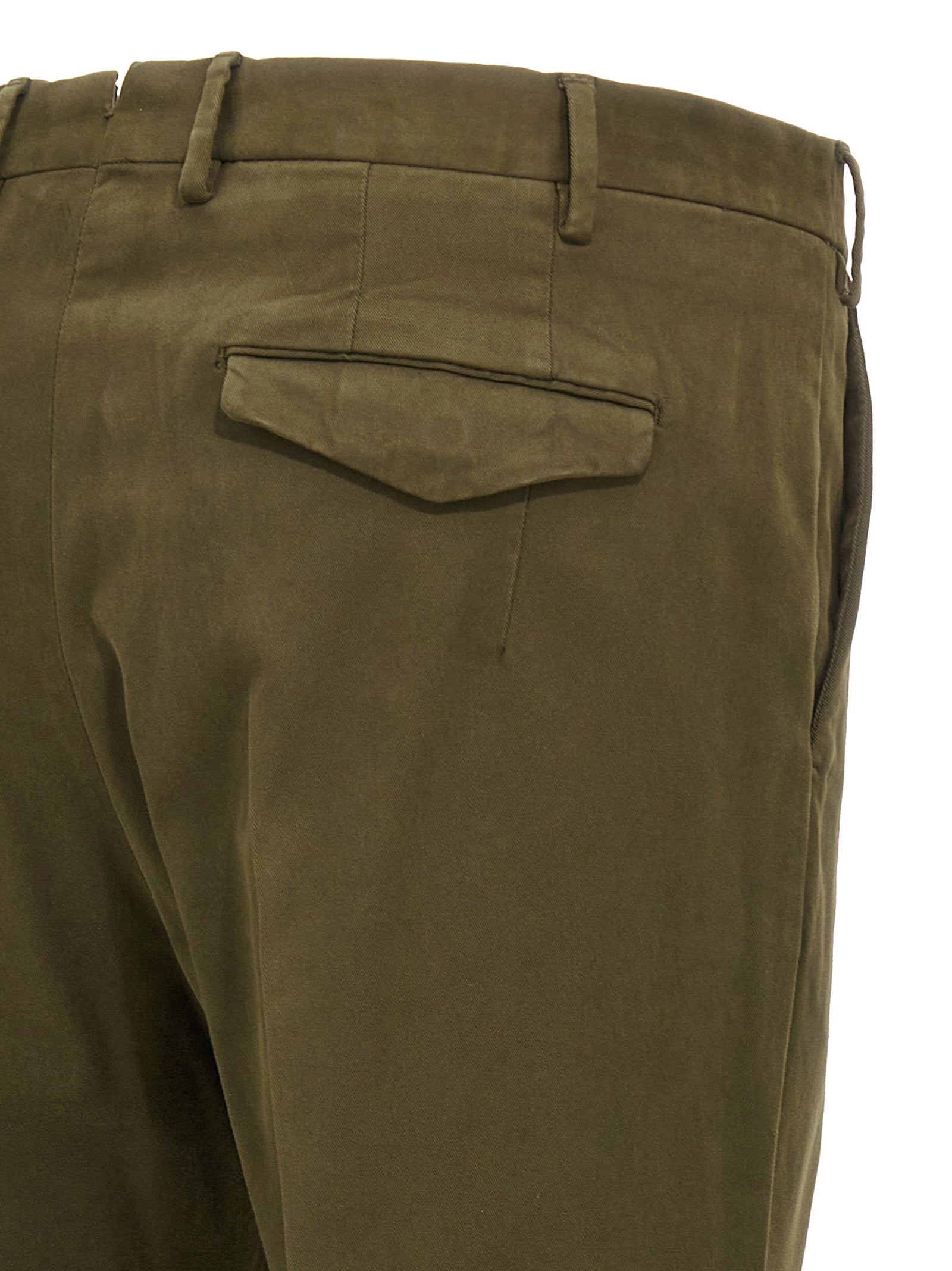 PT Torino Master Modal Chino Olijfgroen Trousers Pt Torino