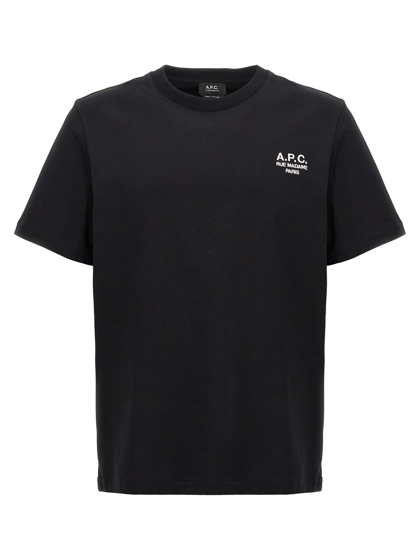 A.P.C. Standard Rue Madame Katoenen T-shirt Zwart