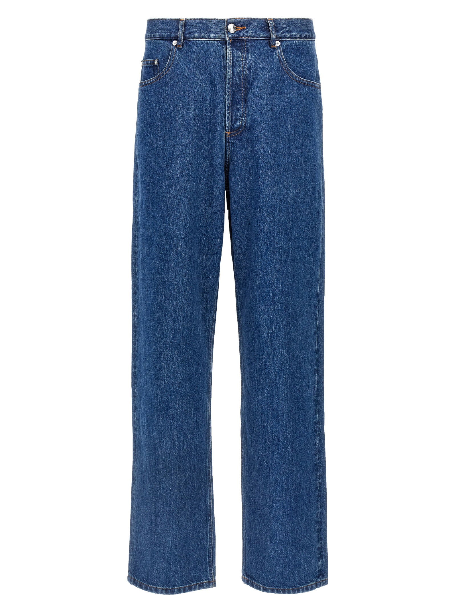 A.P.C. Fairfax jeans in stonewashed Japans denim, vooraanzicht