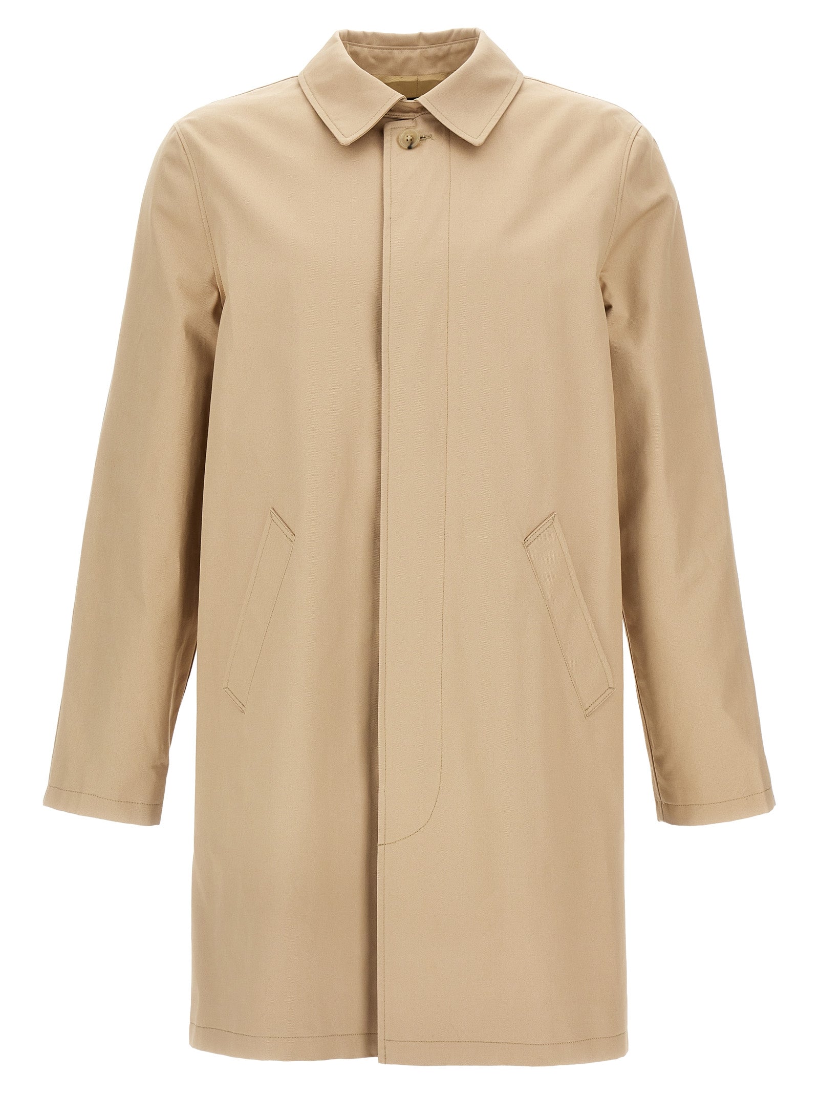 A.P.C. Mac Ville Trench Coat Beige