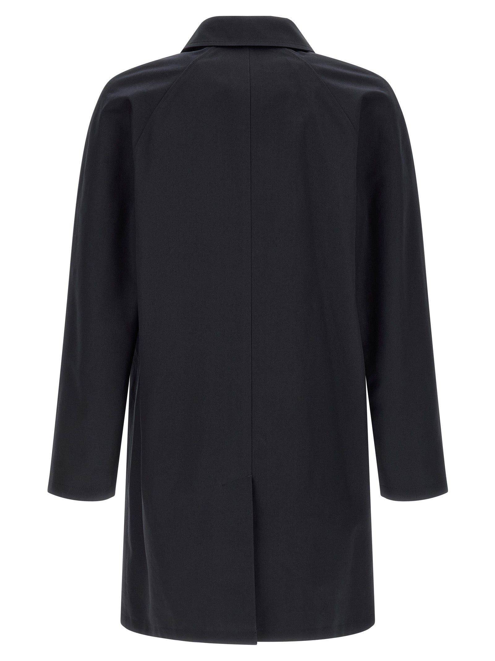 A.P.C. Mac Ville Water-Repellent Trench Coat Black