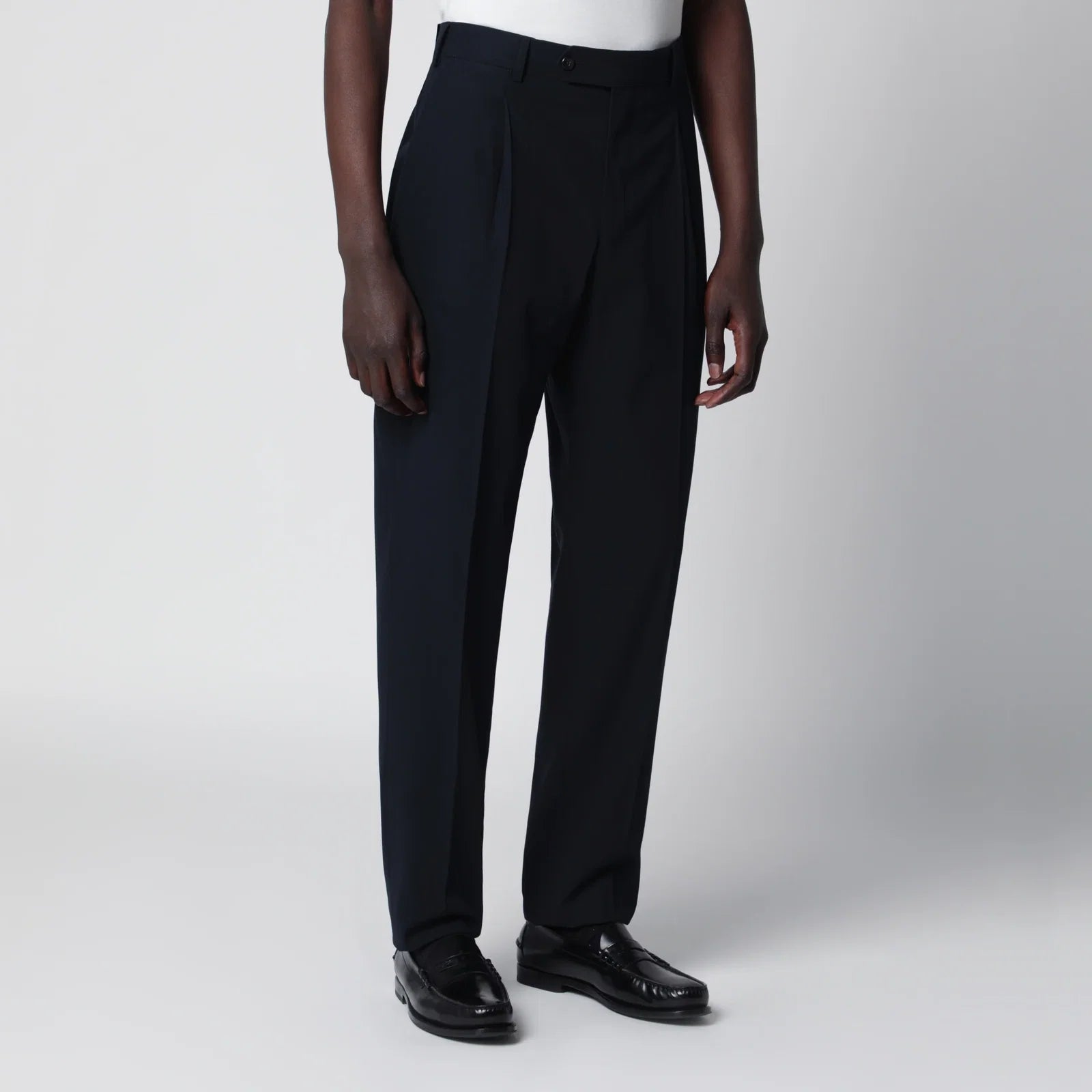 PT Torino Blue cotton trousers Trousers PT Torino