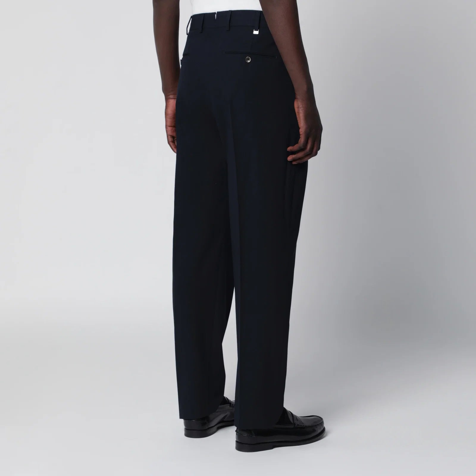 PT Torino Blue cotton trousers Trousers PT Torino