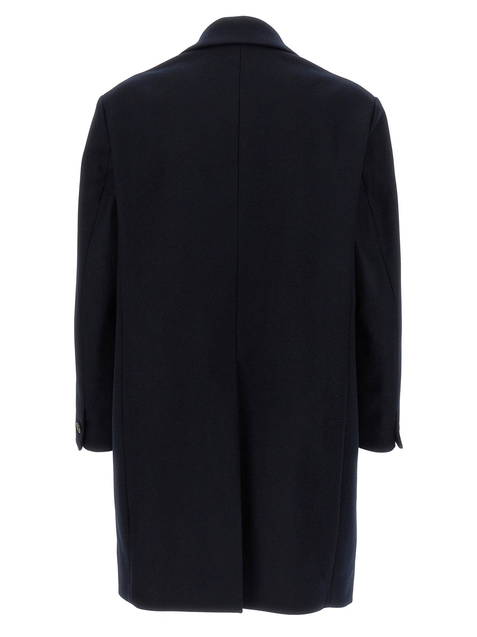 Barena Baron Wool Coat Navy