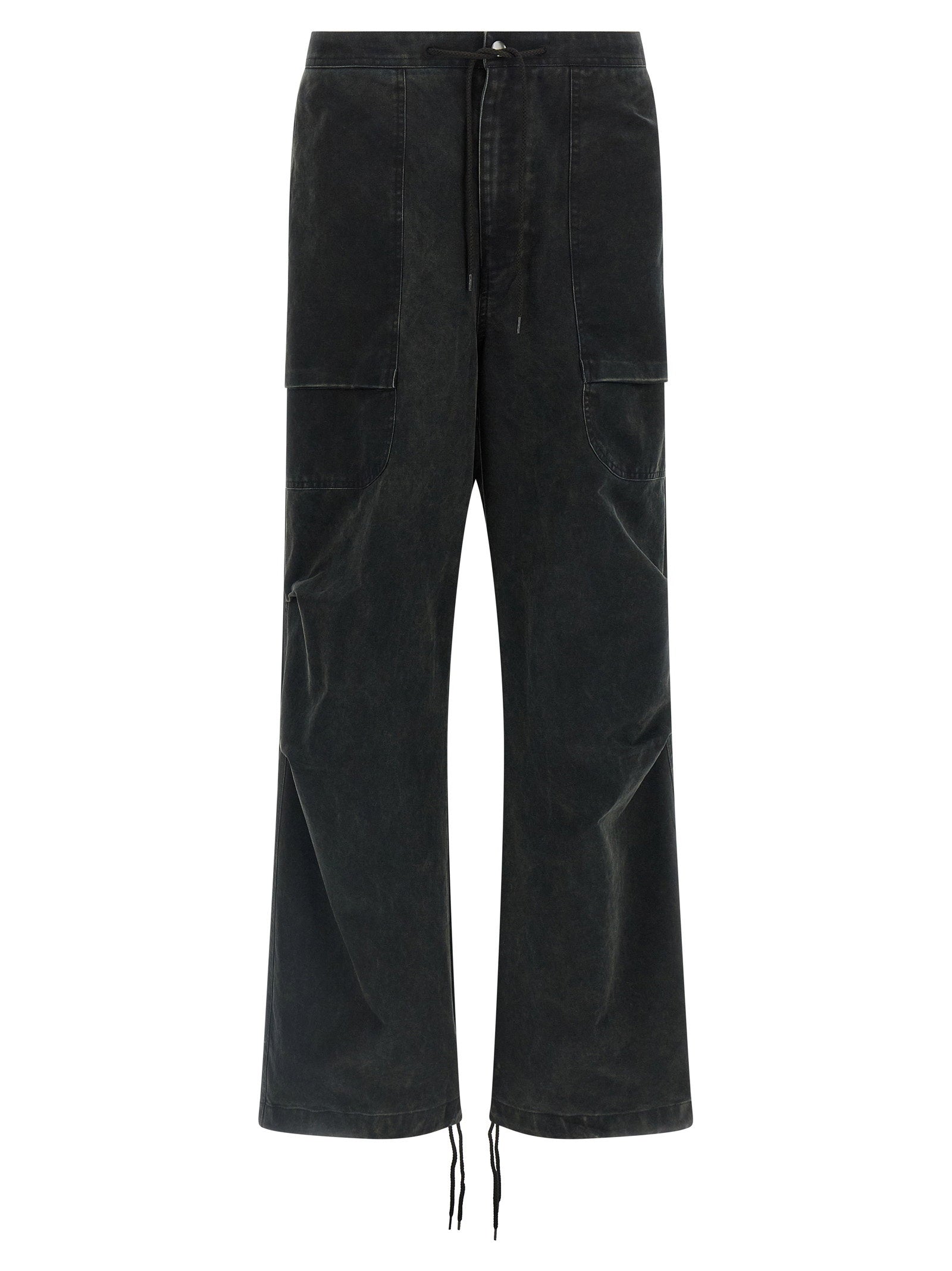 Entire Studios Barren Cotton Cargo Pants Gewassen Zwart-thumbmail-1