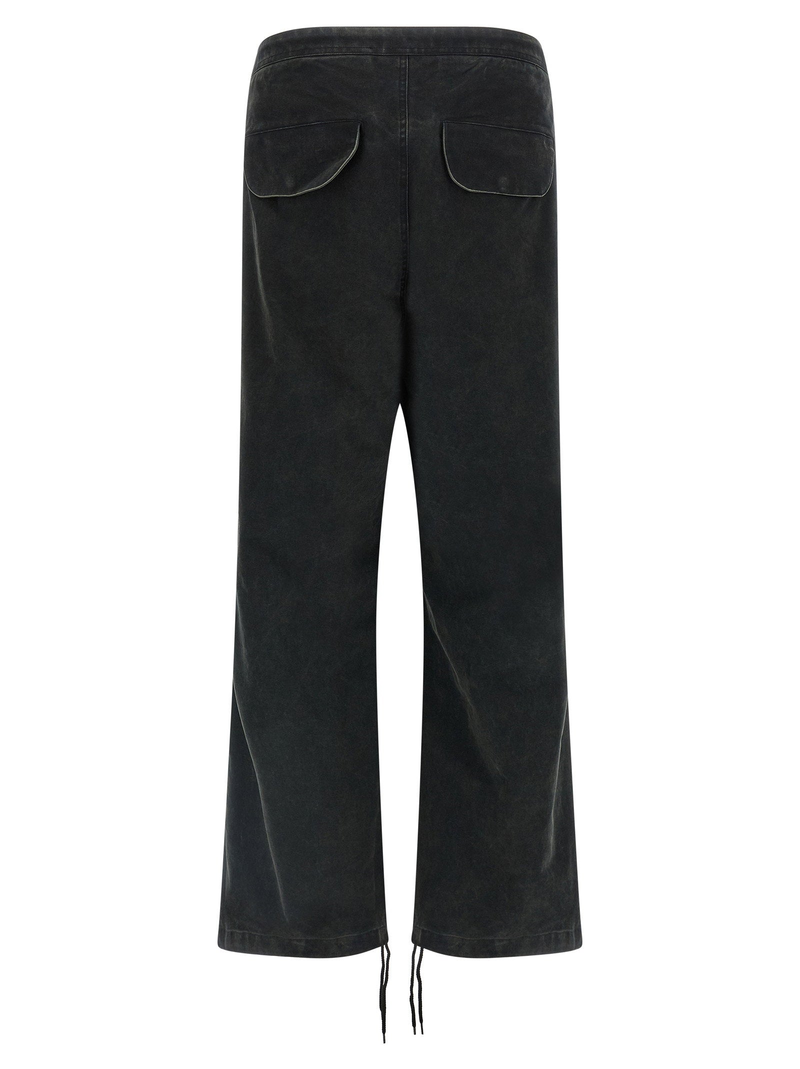 Entire Studios Barren Cotton Cargo Pants Gewassen Zwart-thumbmail-2
