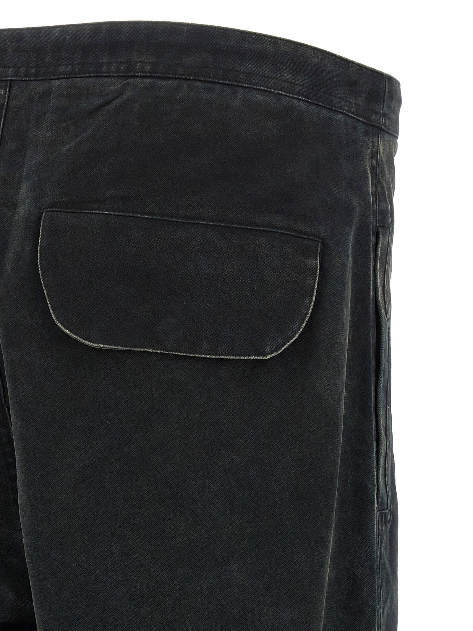 Entire Studios Barren Cotton Cargo Pants Gewassen Zwart-thumbmail-4