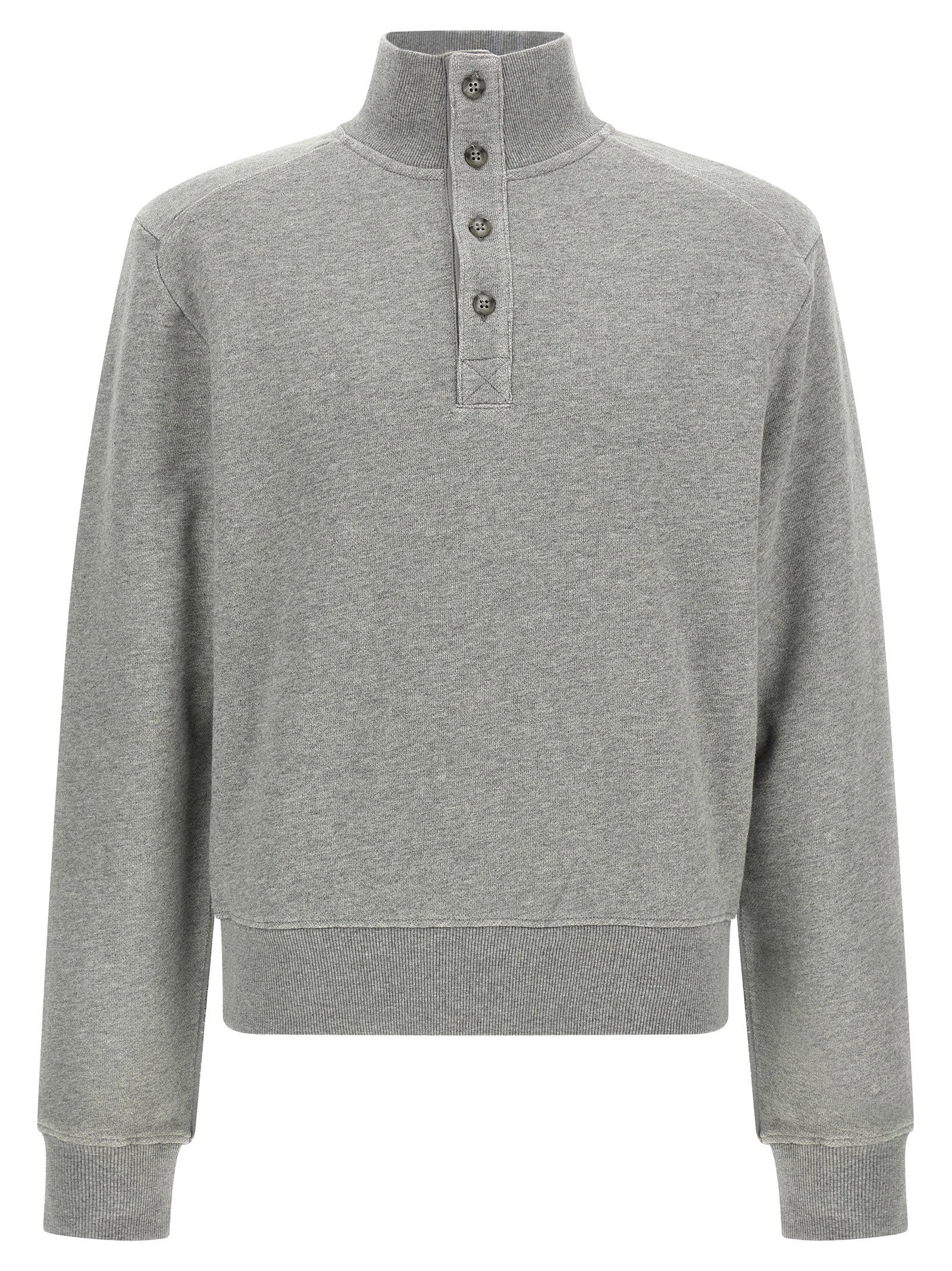 Entire Studios Uniform Port Pullover Grey Marle Knitwear Entire Studios
