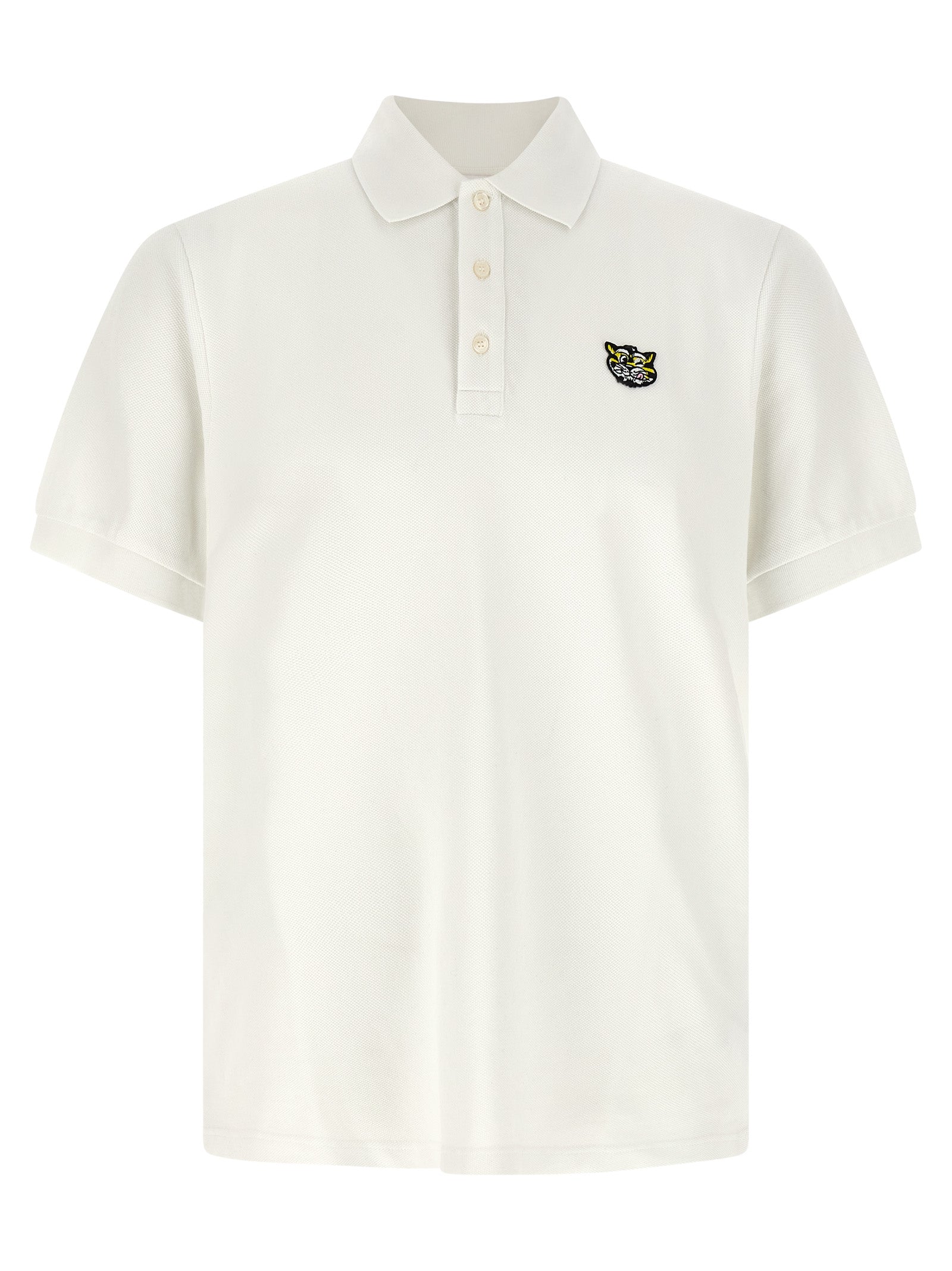 Kenzo Tiger Crest Cotton Piqué Polo