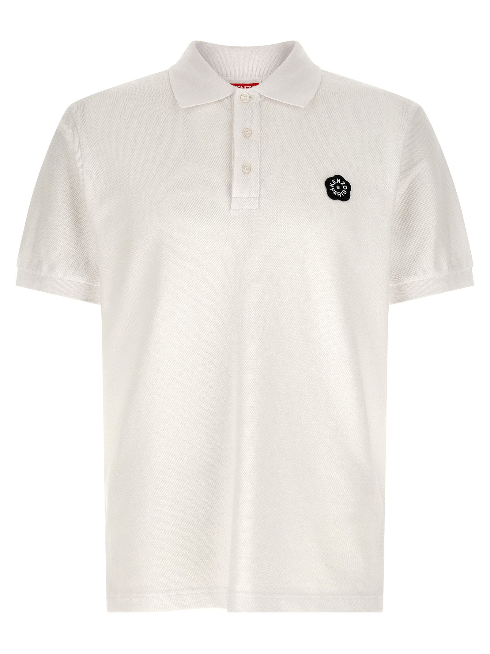 Kenzo Boke Flower 2.0 polo wit vooraanzicht