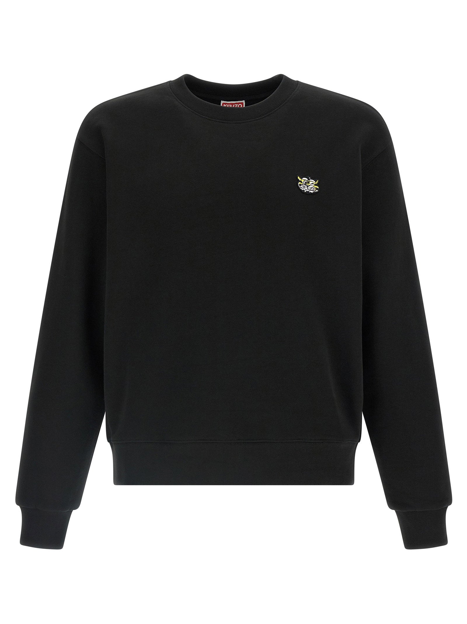 Kenzo Wild Tiger Sweatshirt Zwart Topwear Kenzo