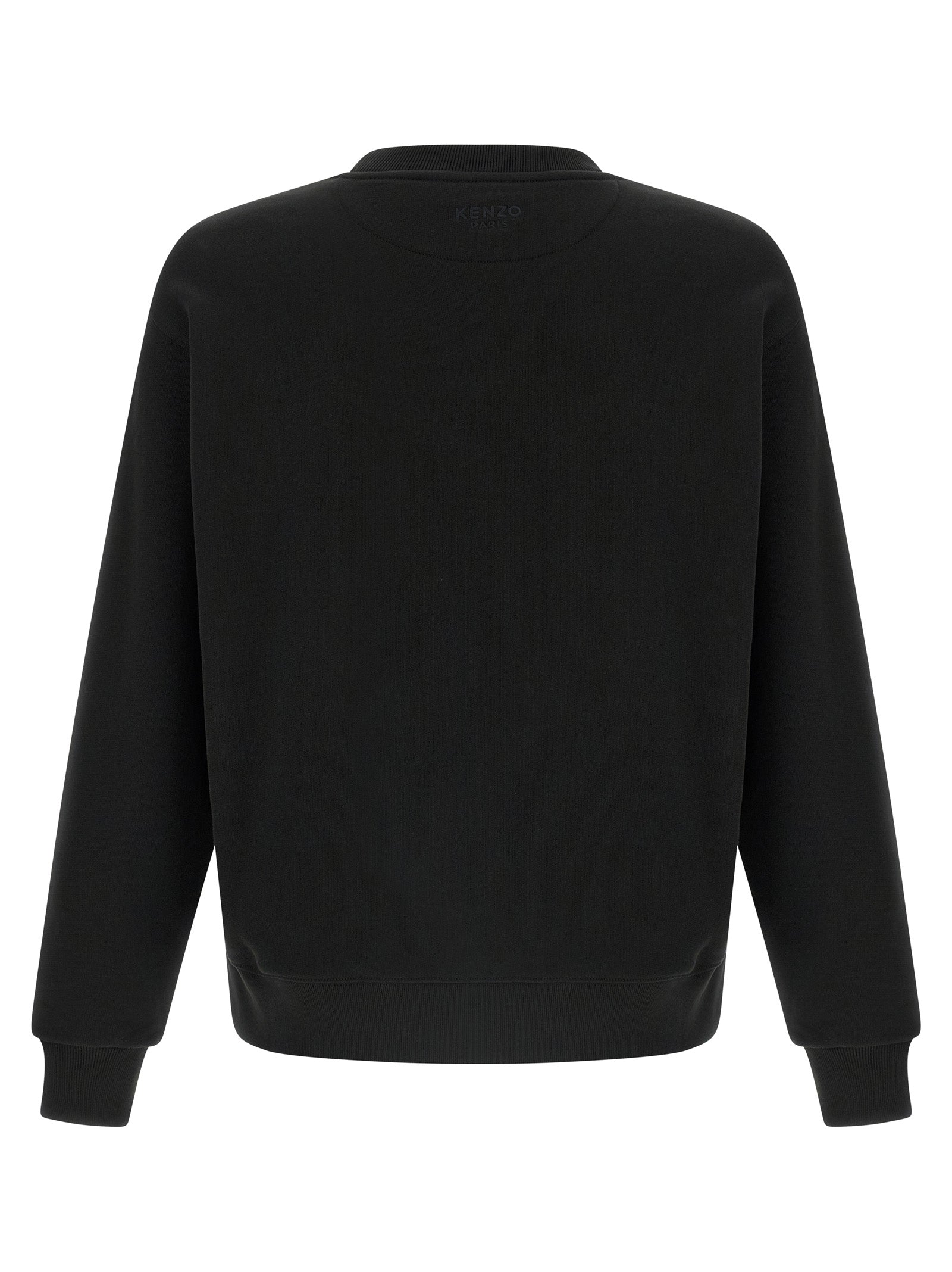 Kenzo Wild Tiger Embroidered Sweatshirt in Cotton Black-thumbmail-2