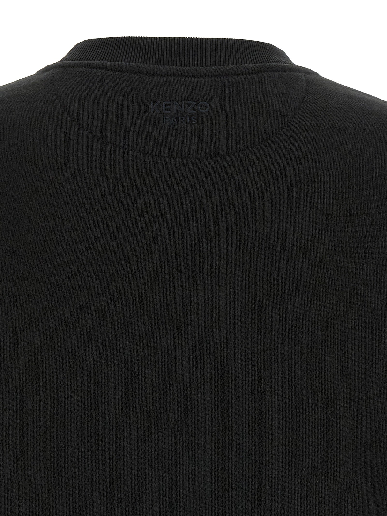 Kenzo Wild Tiger Embroidered Sweatshirt in Cotton Black-thumbmail-4