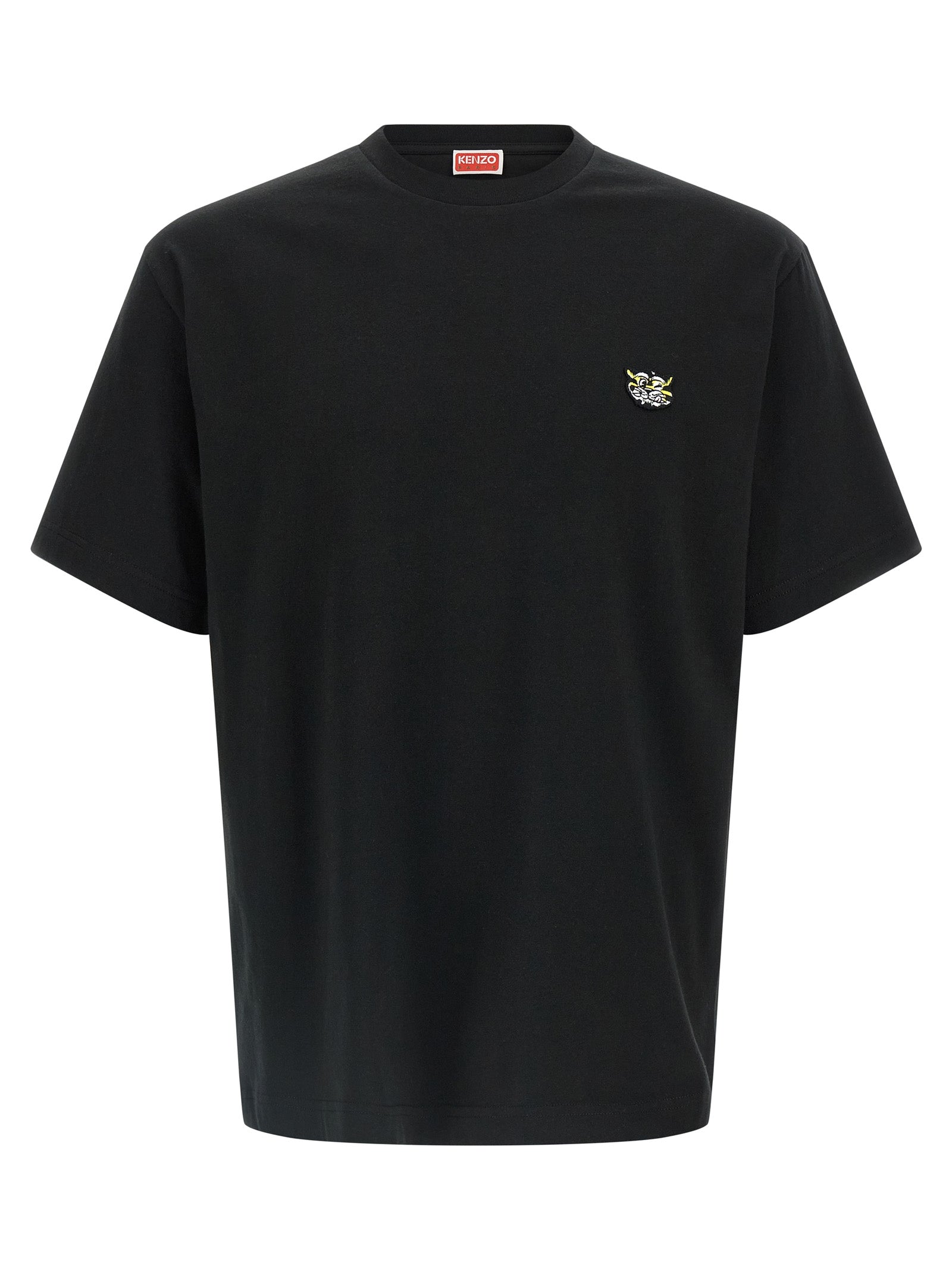 Kenzo Wild Tiger T-shirt in Cotton Black