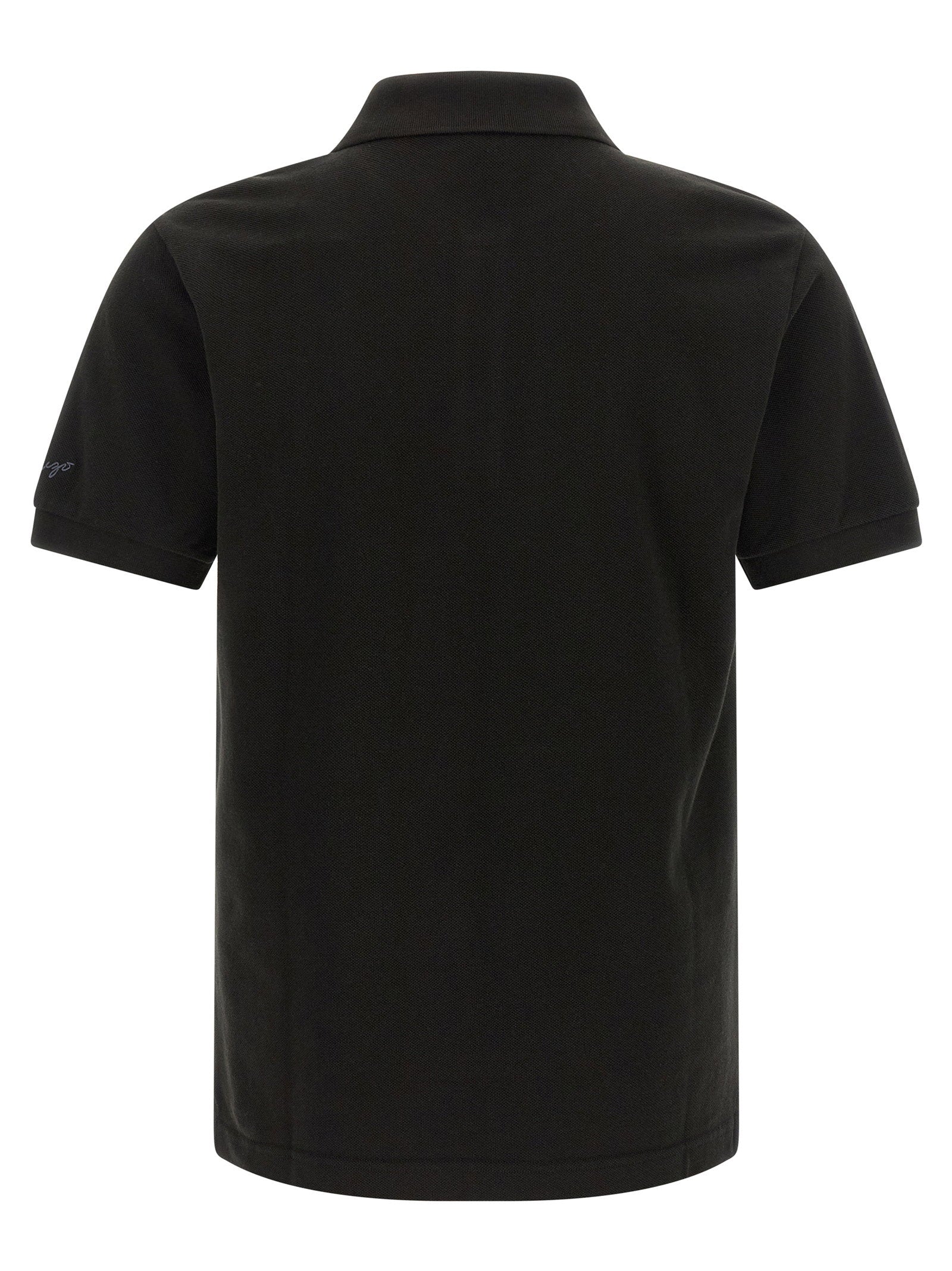 Kenzo Happy Tiger Piqué Polo Zwart-thumbmail-2