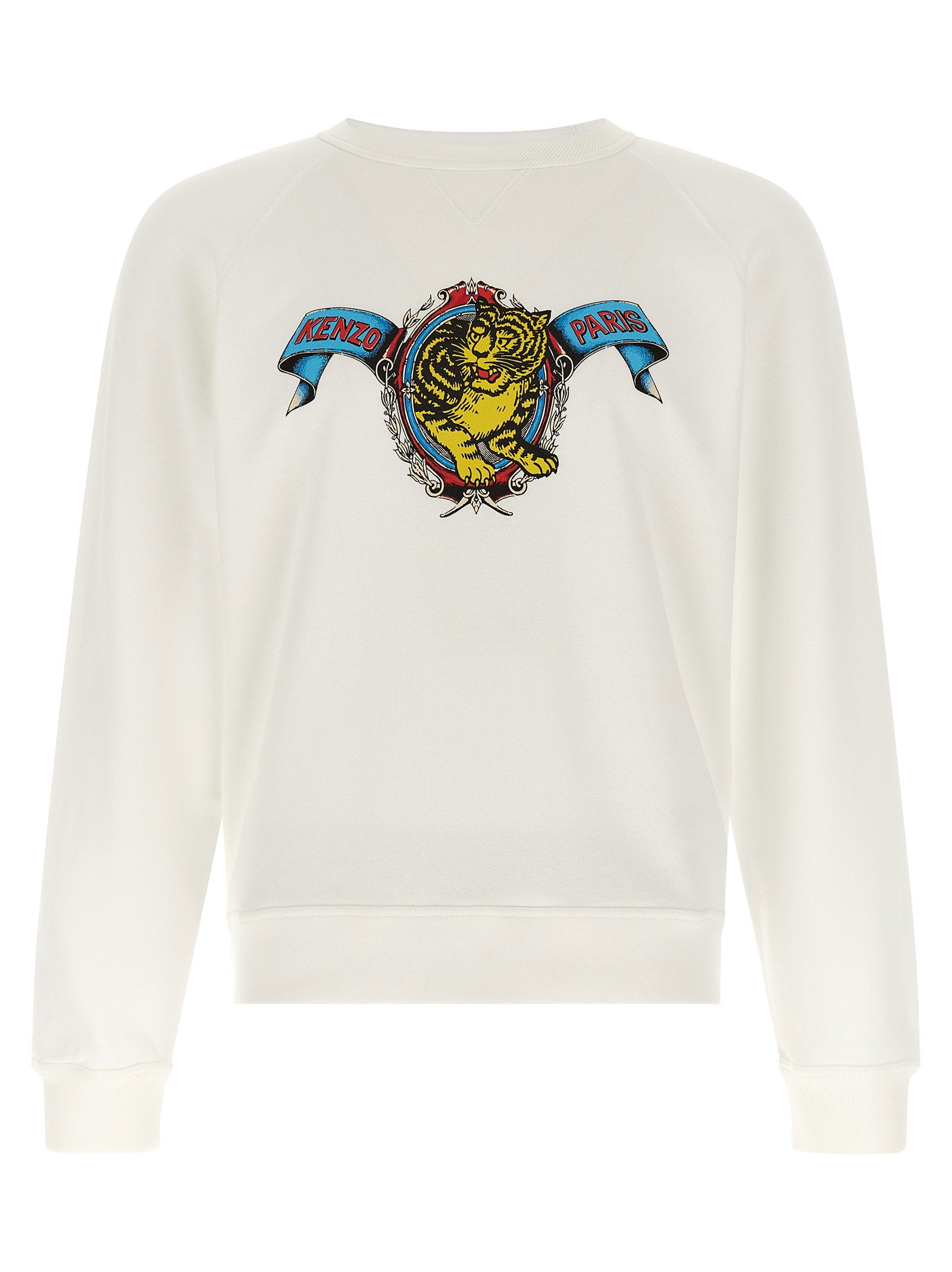 Kenzo Jumping Tiger Sweatshirt Gebroken Wit Topwear Kenzo