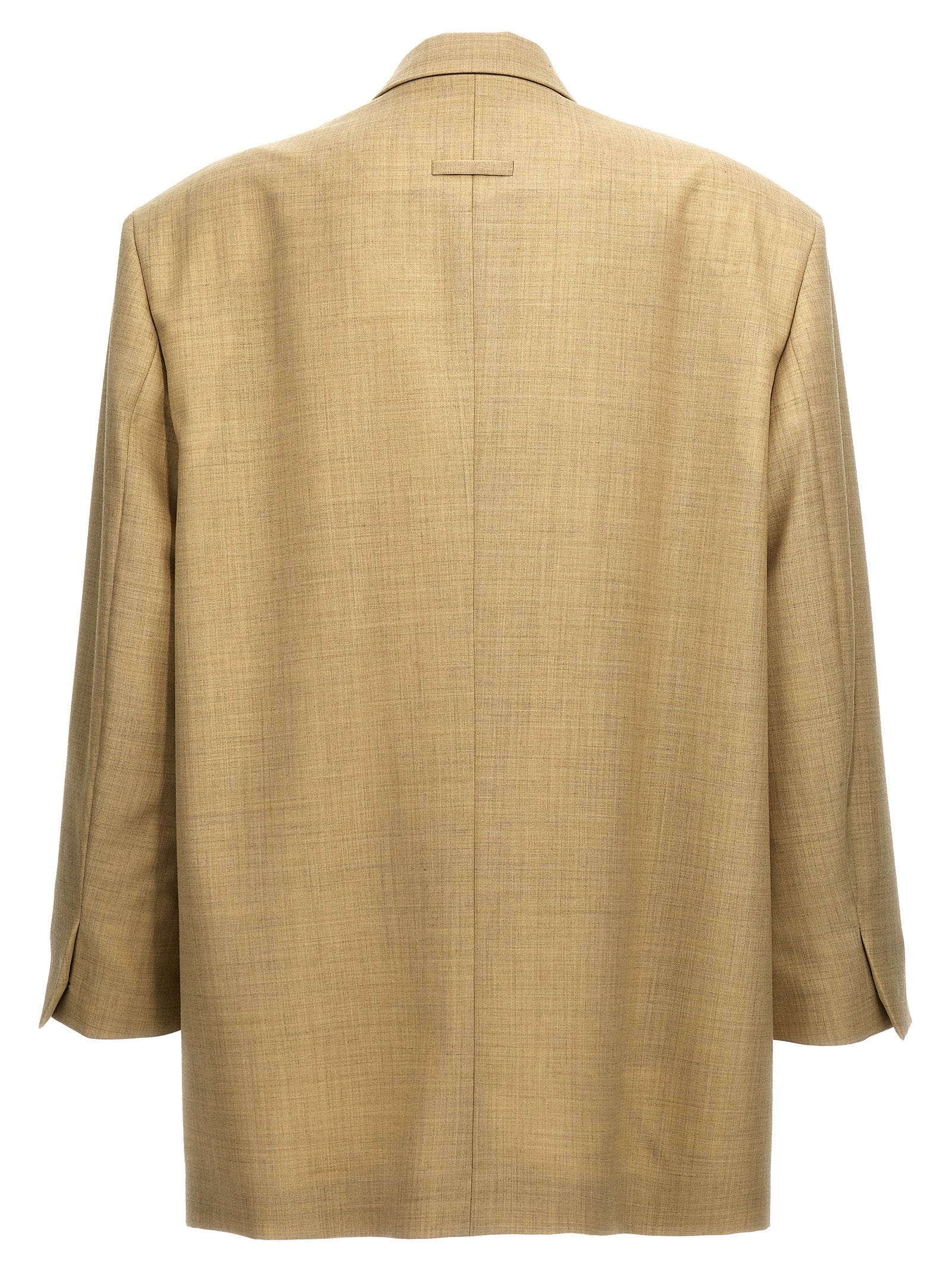 Fear of God California Double-Breasted Wool Blazer Sand