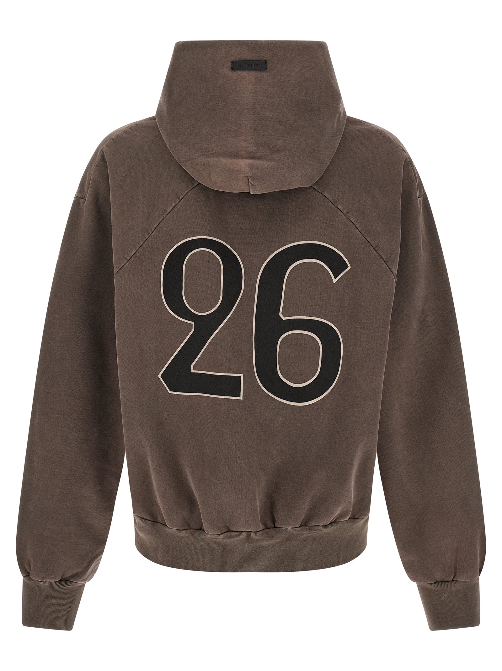 Fear of God 26 Classic Half Raglan Hoodie Faded Brown-thumbmail-2