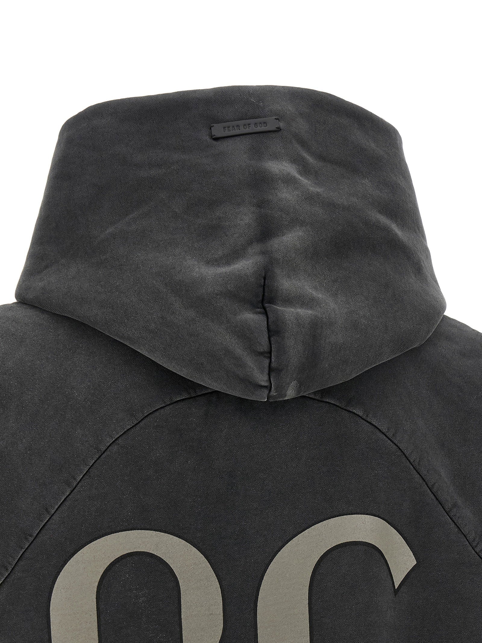 Close-up '26' print en capuchon Fear of God 26 Half Raglan Hoodie